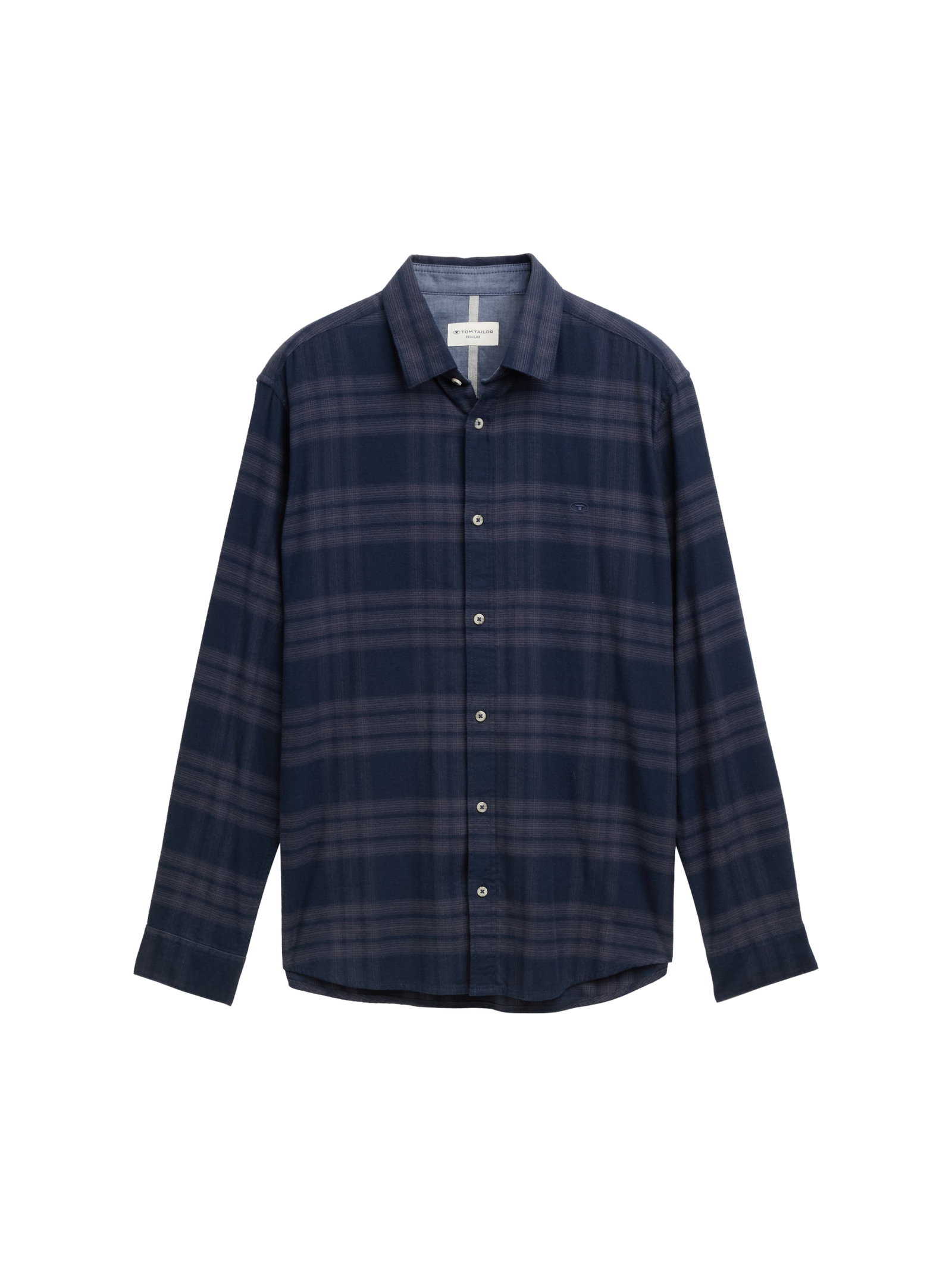 Regular Fit Hemd mit Logo-Stickerei #1