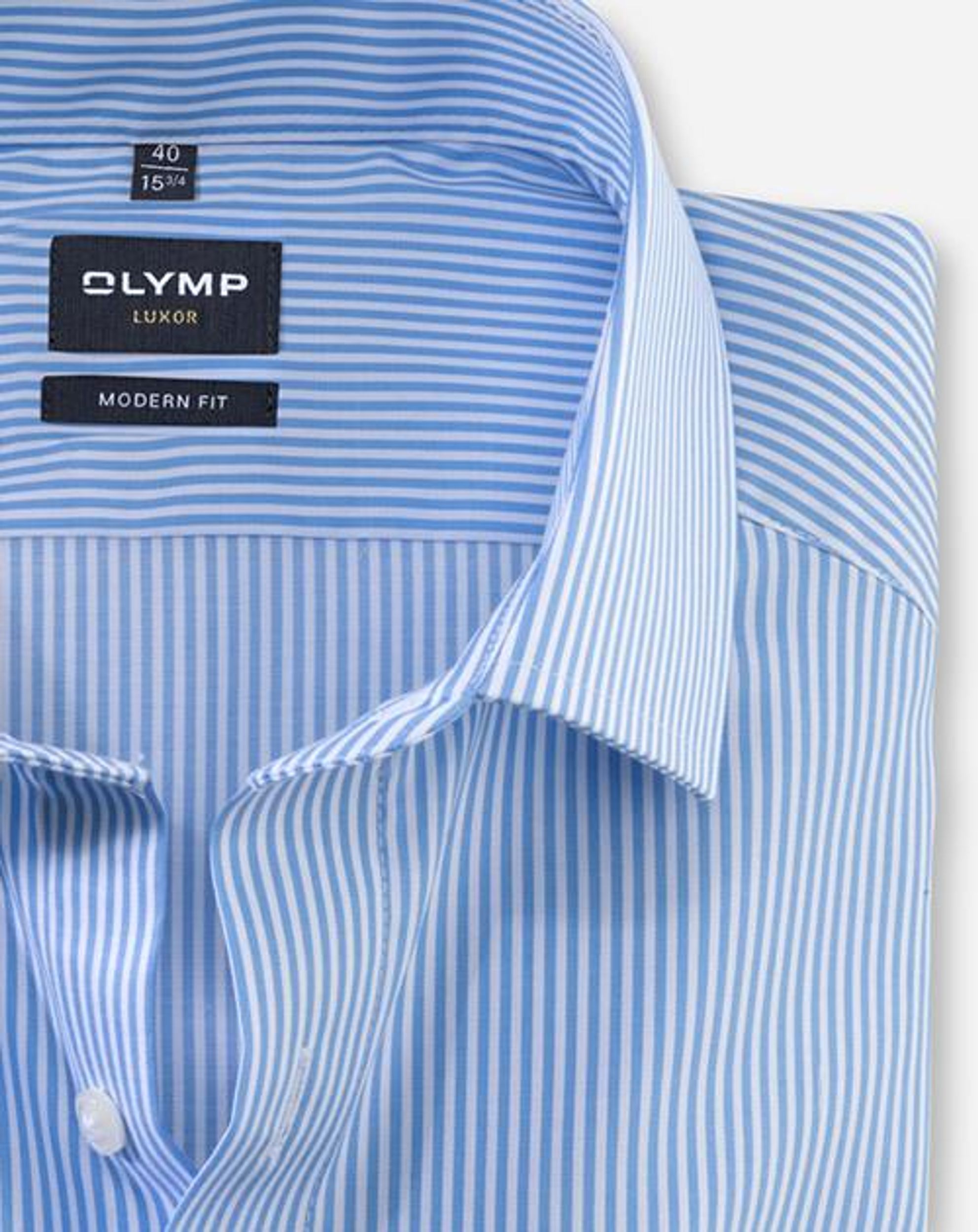 Olymp |  Olymp Hemd Modern Fit  | 40 | bleu