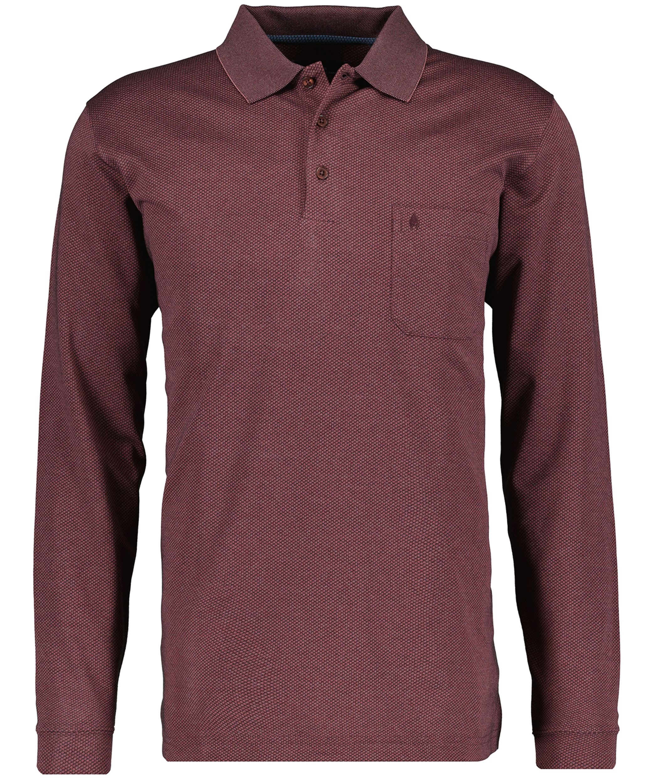 RAGMAN |  RAGMAN Poloshirt  | M | weinrot