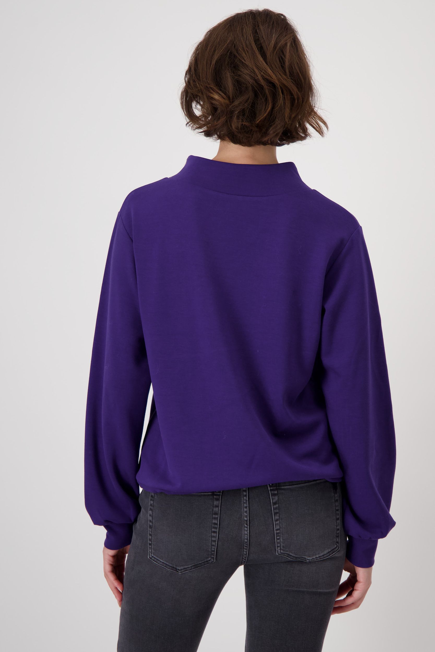 Monari |  Sweatshirt, dark purple | 36 | lilac