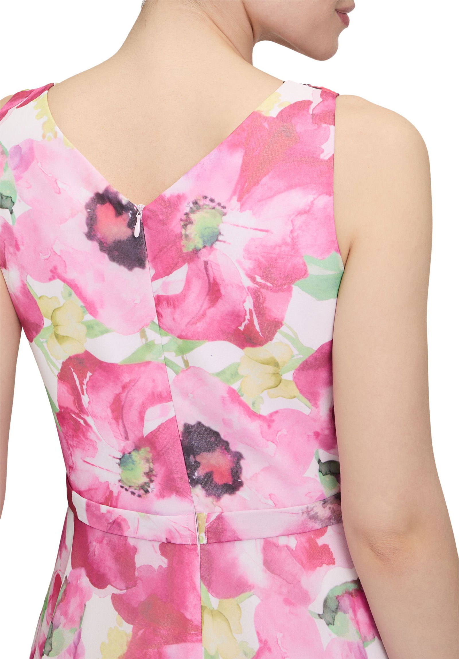 Vera Mont |  Vera Mont Langes Kleid  | 48 | cream/rosé