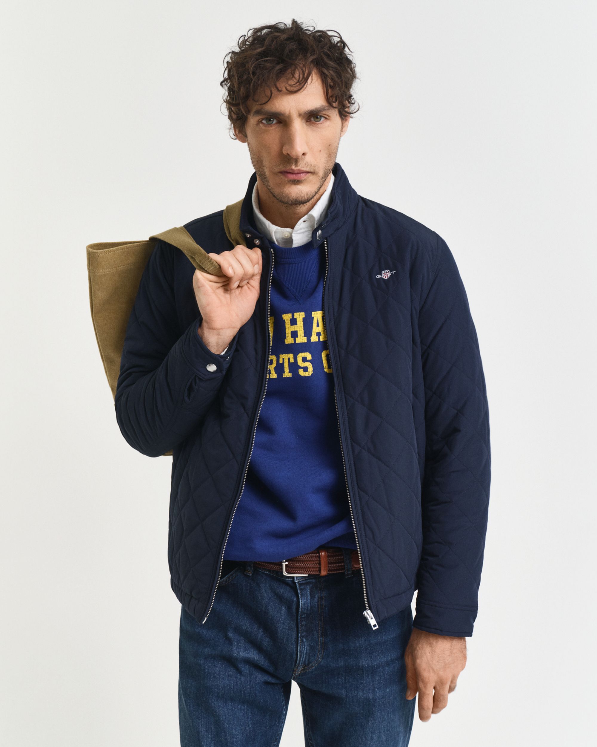 Gant |  Gant Gesteppter Windcheater | XXXL | evening blue
