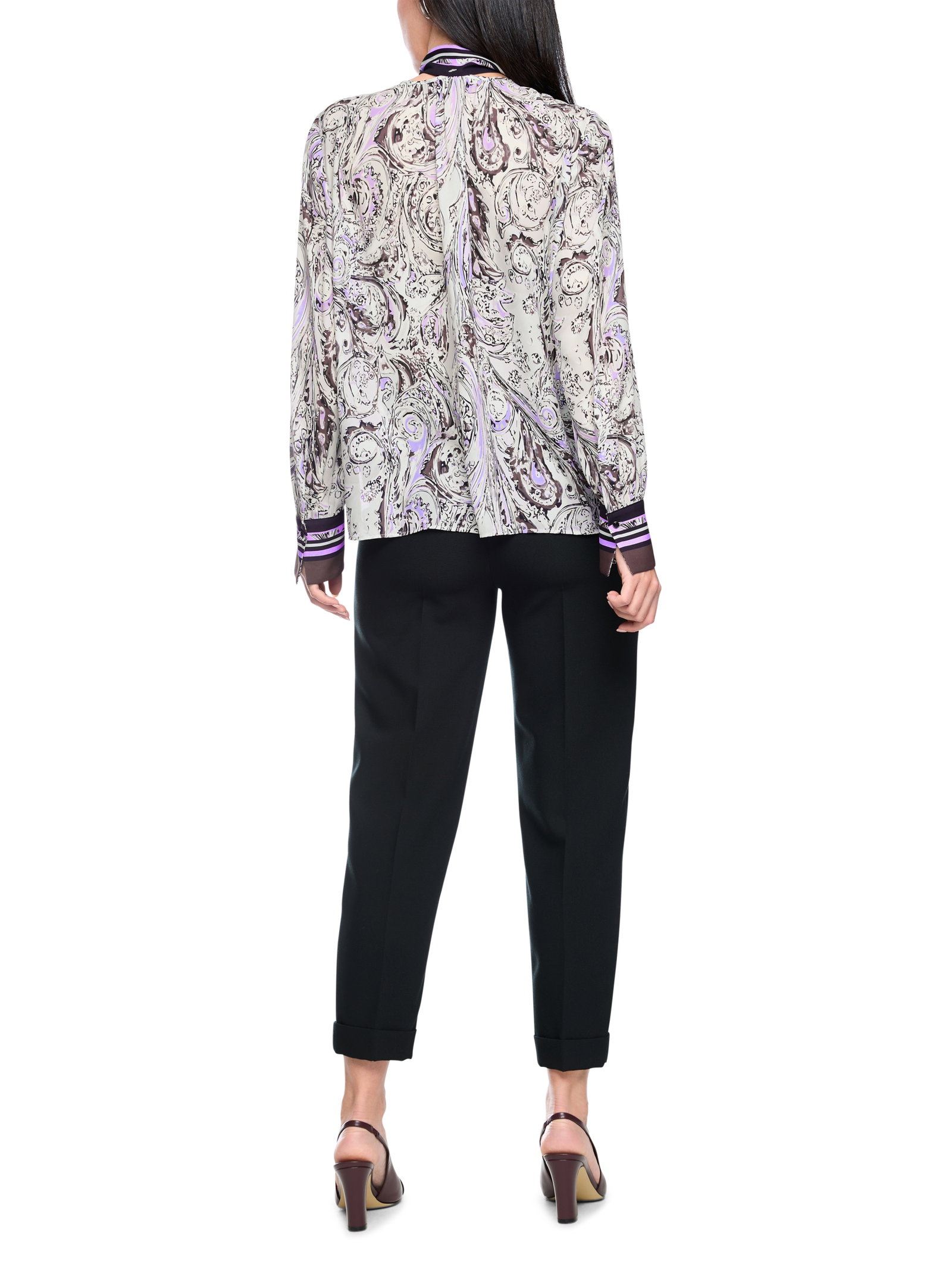 Bluse, purple rose #3