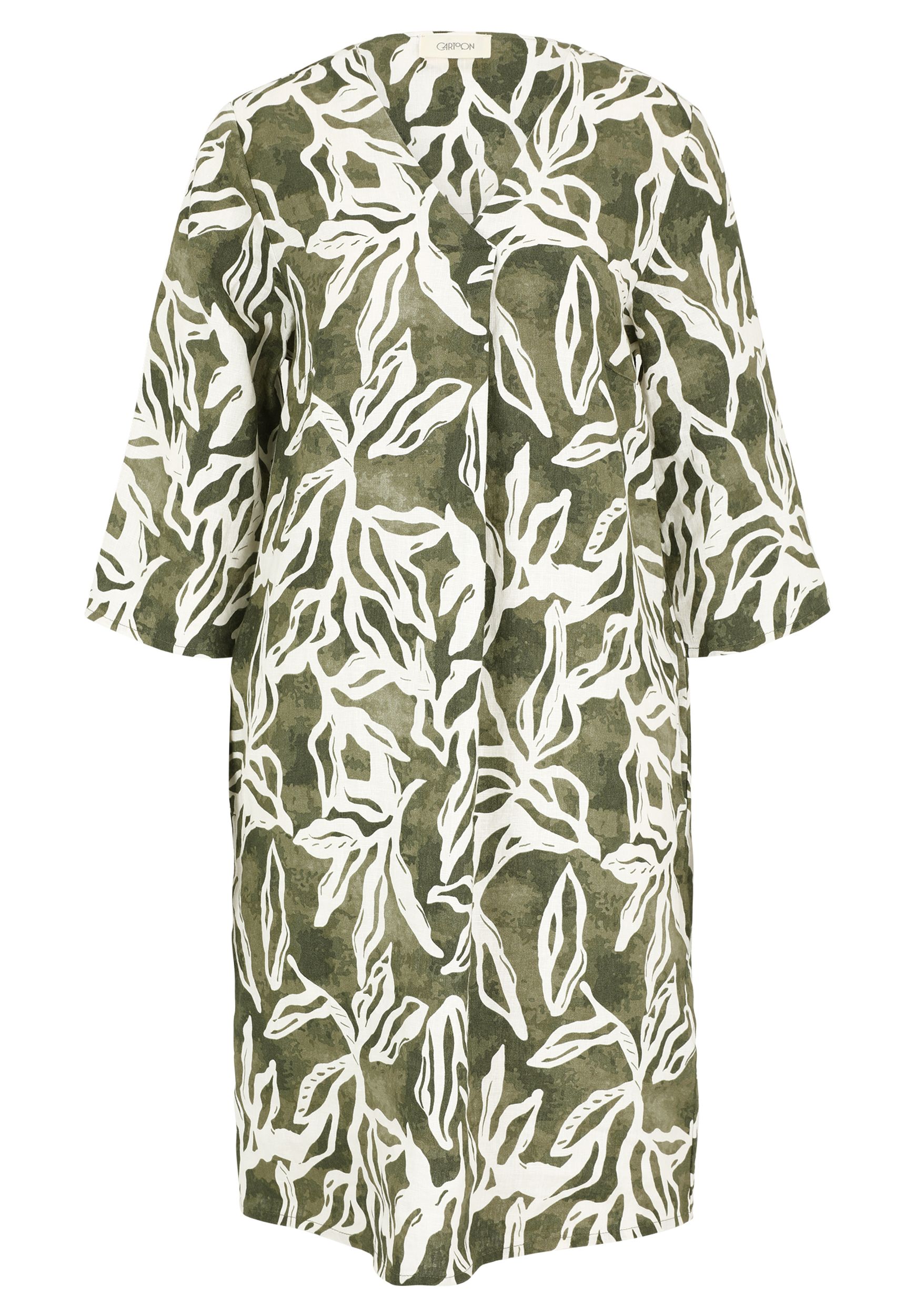  |  Kleid Kurz, Cream/Green | 42 | cream/green