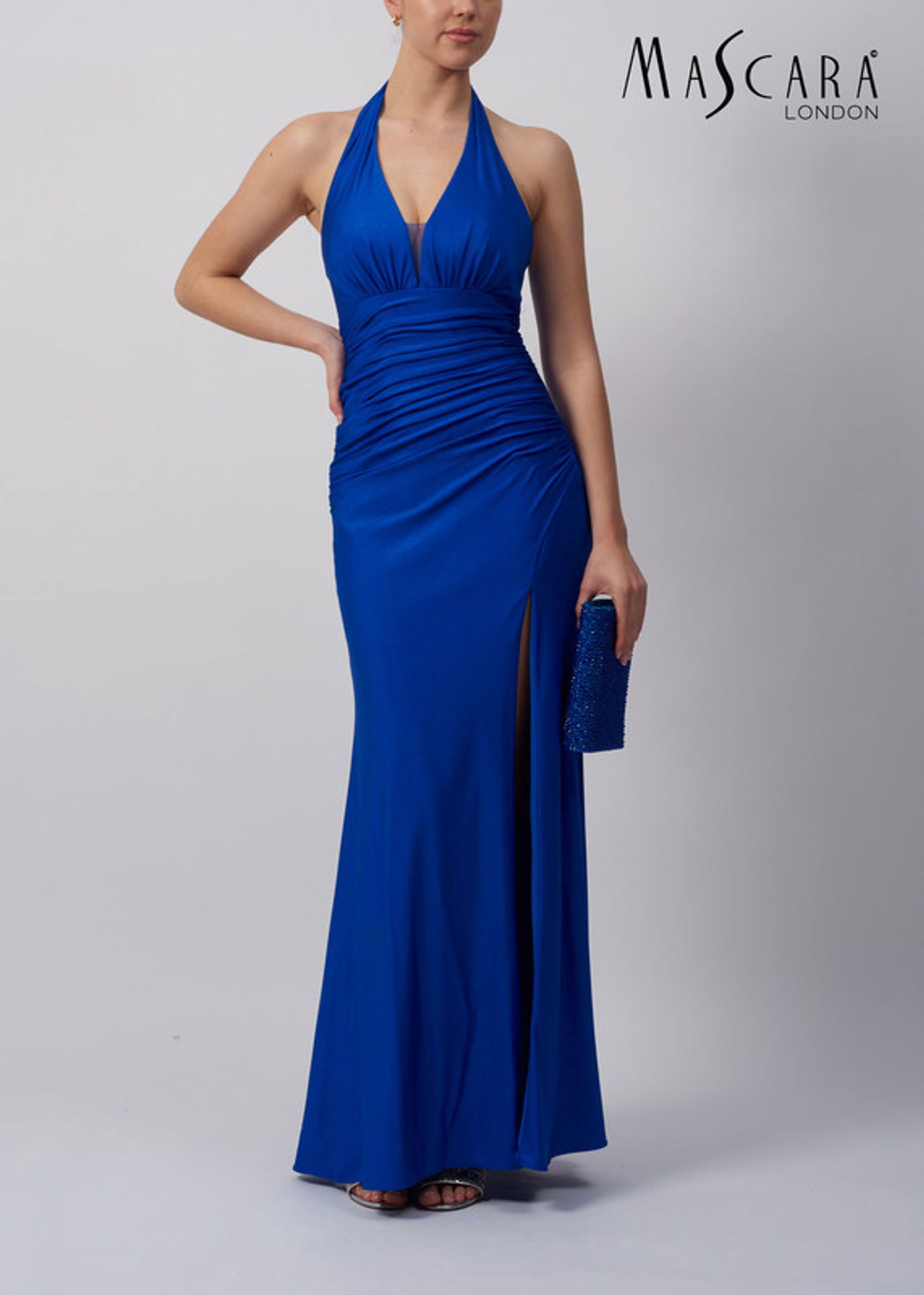 30eb738139b4ddcb2056b1498c444a48 Mascara London | Mascara London Langes Kleid | 34 | blau