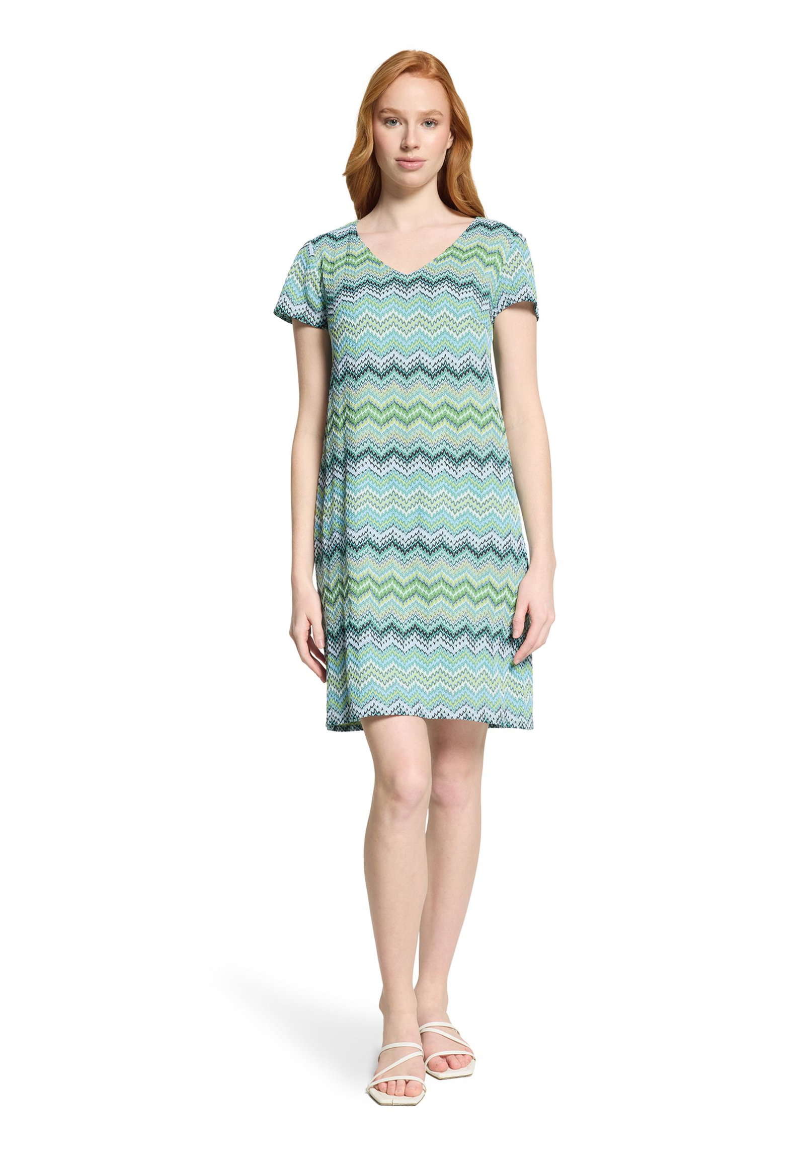 Betty Barclay |  Betty Barclay Freizeitkleid  | 44 | blau/grün