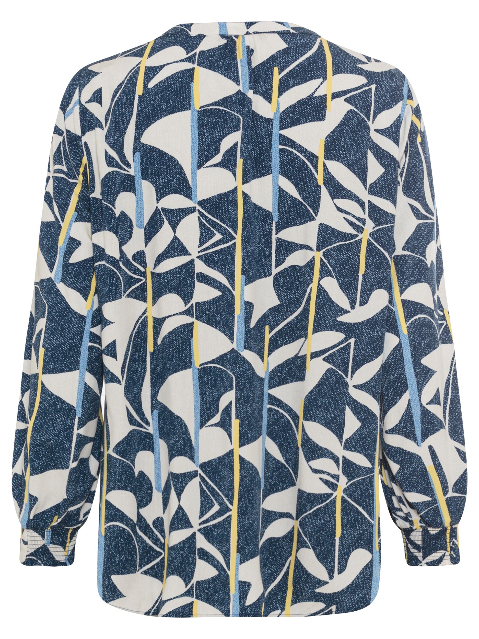 Olsen |  Olsen Druckbluse  | 46 | ink blue