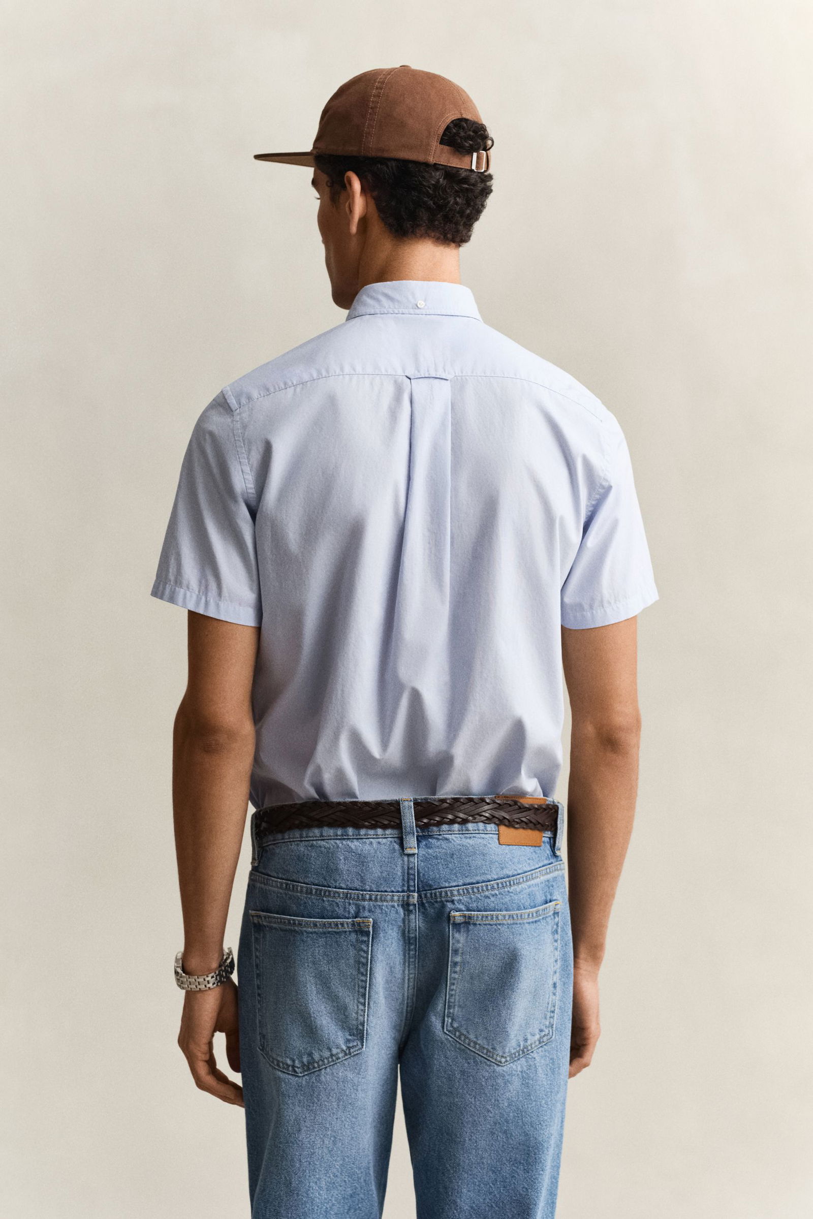 Gant |  Gant Classic Popeline Kurzarmhemd | XXL | light blue