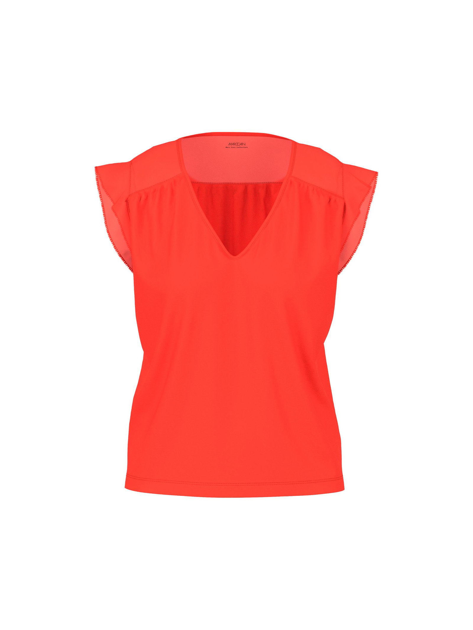 Marc Cain Collections |  Marc Cain Collections Top  | 40 | bright tomato