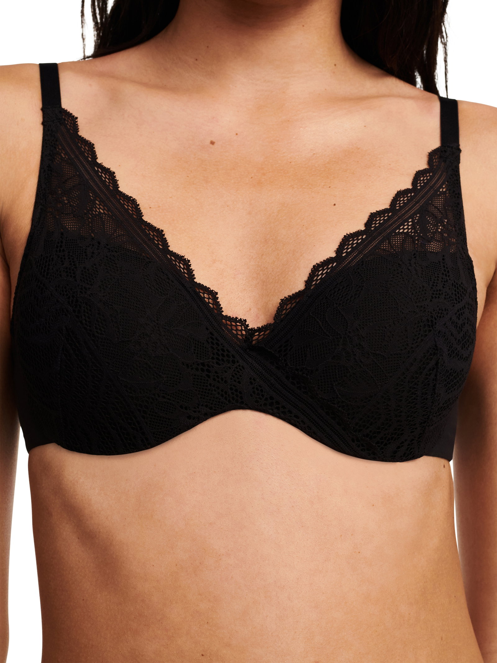 FLORAL TOUCH LI BH SCH. MIT BUEG. BEDECKEND MEMORY, SCHWARZ #3