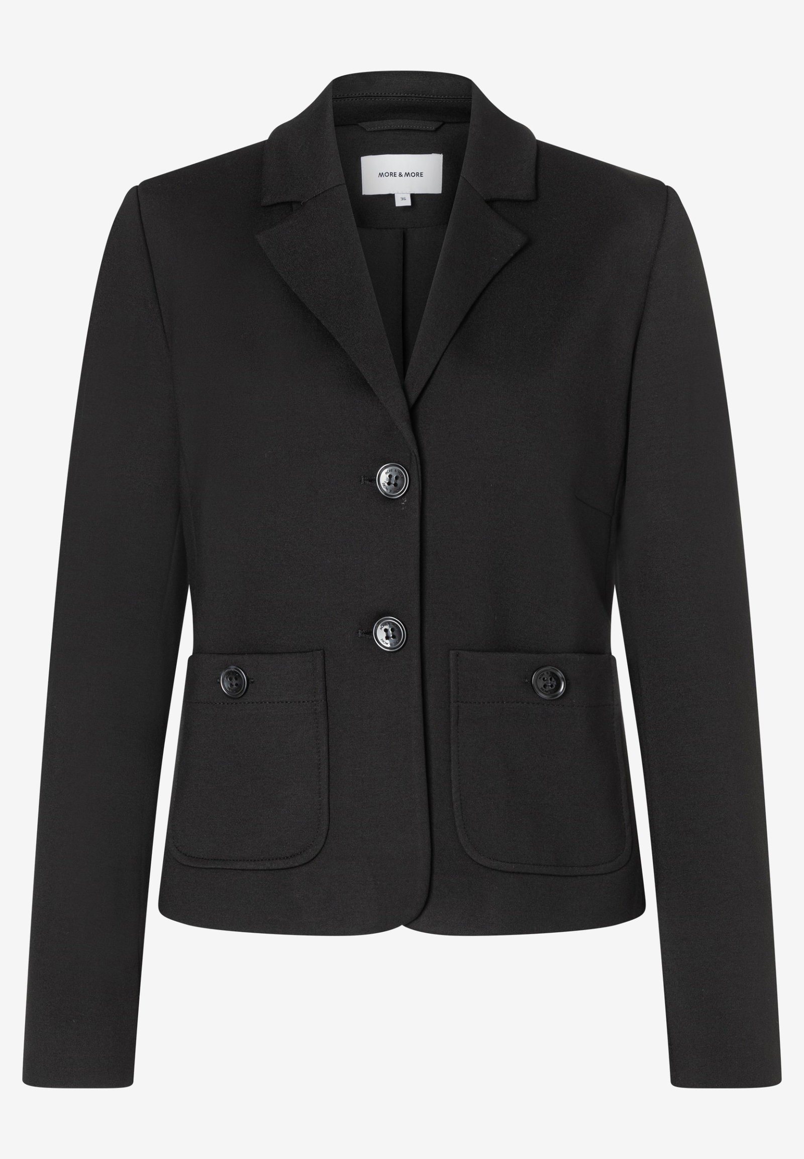 Fashion Jersey Blazer, black #1