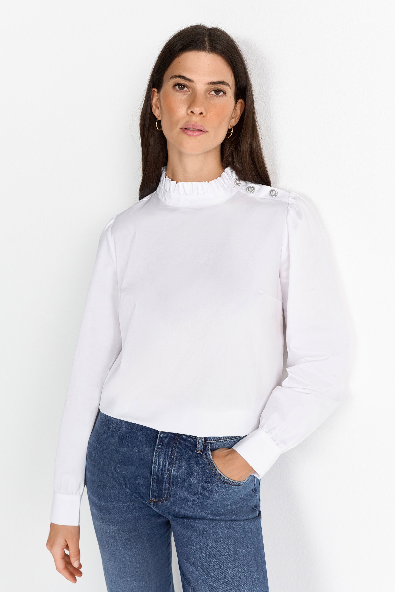 Rich & Royal Ruffle Blouse #3