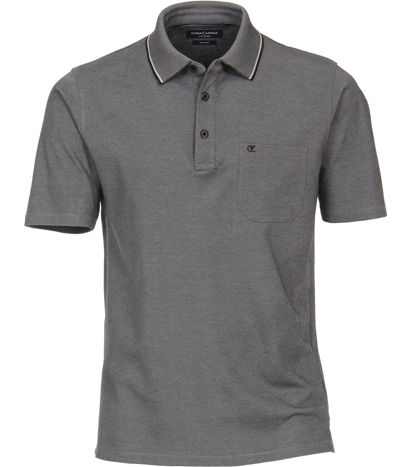 Casa Moda |  Casa Moda Poloshirt  | 4XL | anthrazit
