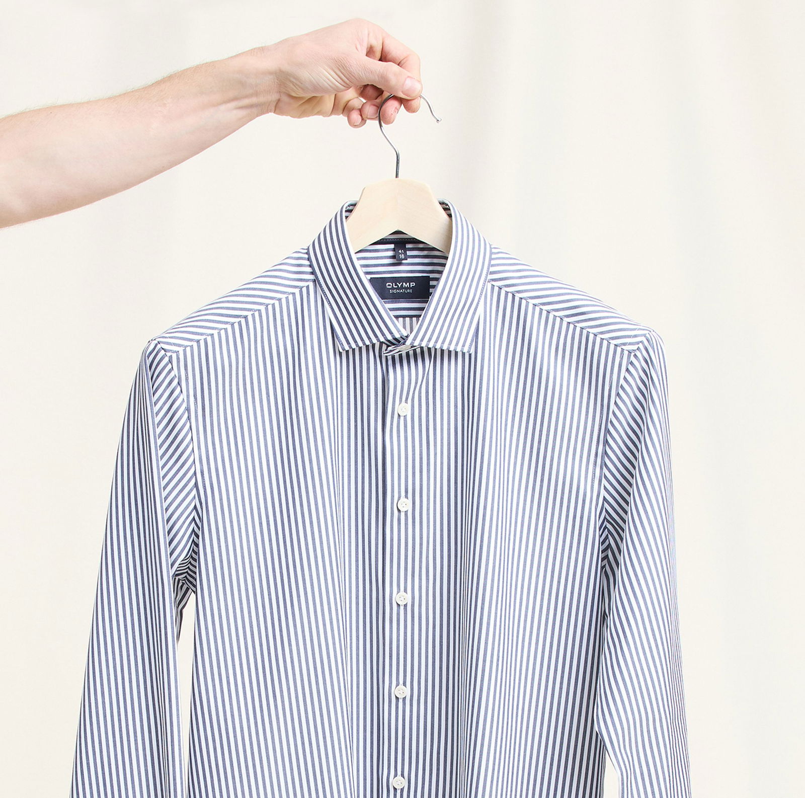 OLYMP Signature | OLYMP Signature Hemd Modern Fit | 42 | nachtblau