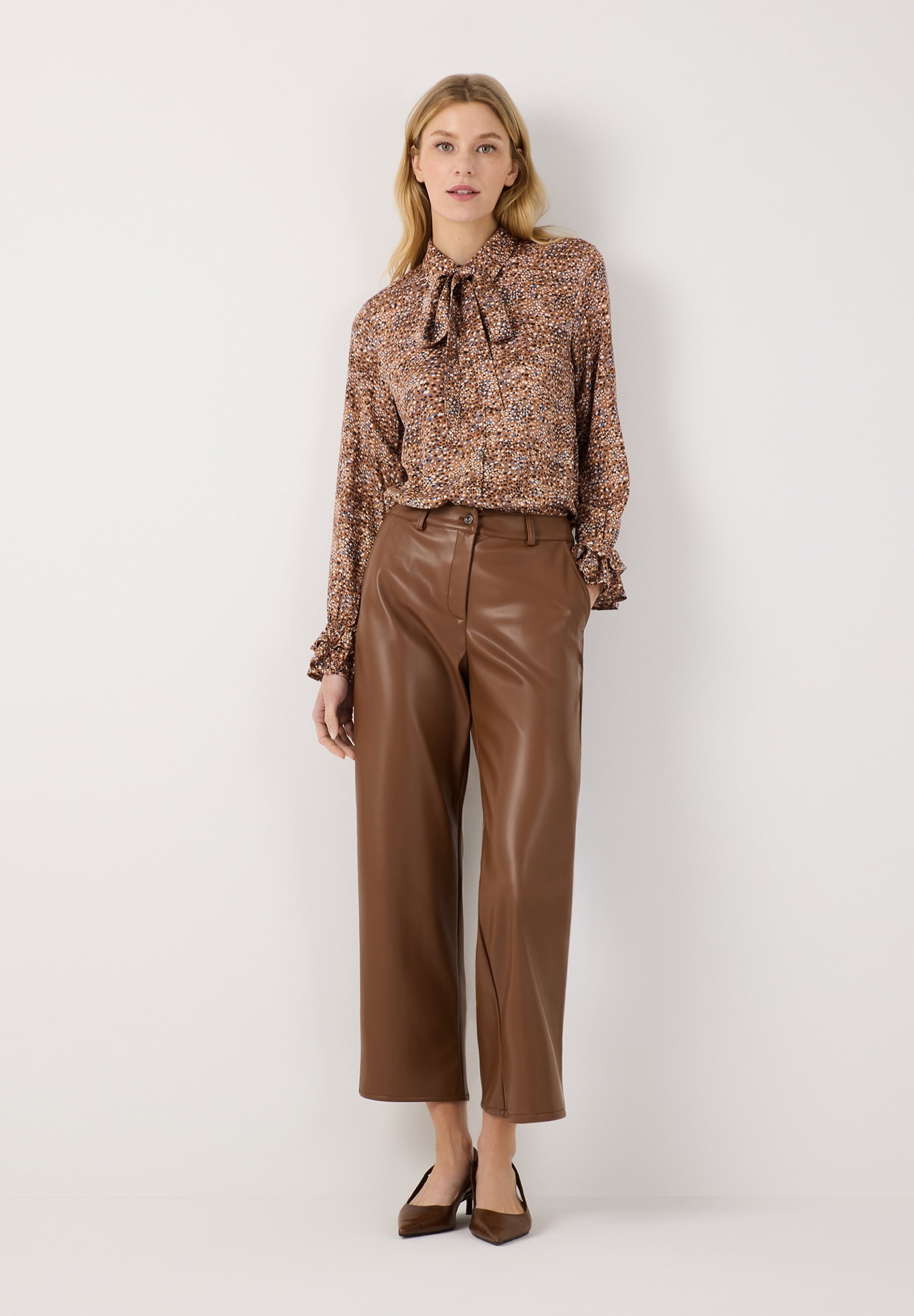 Printed Shirt Blouse, minimal print #4