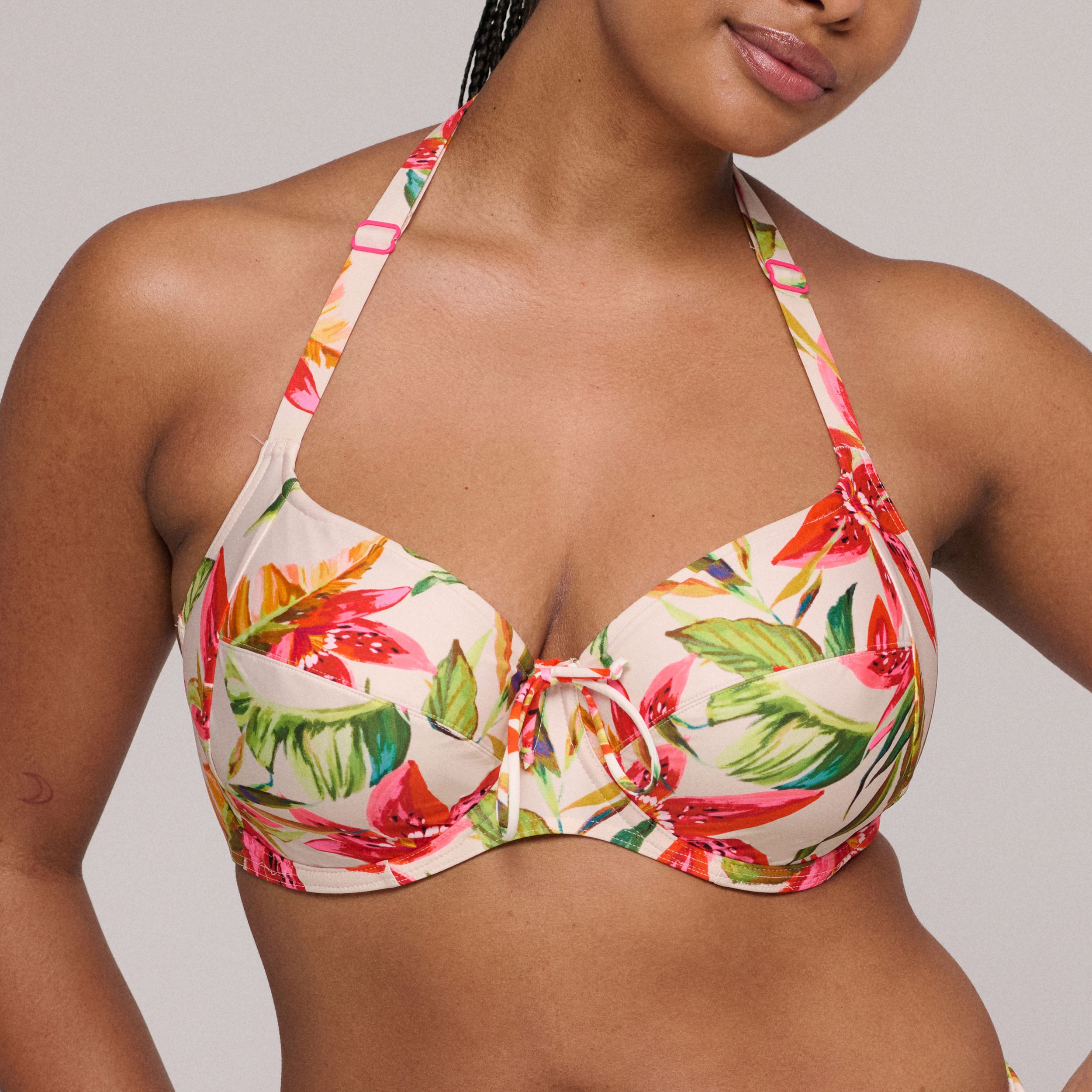 PrimaDonna |  TANZANIA Calm tropics Vollschalen Bikini-Top | 80/F | calm tropics