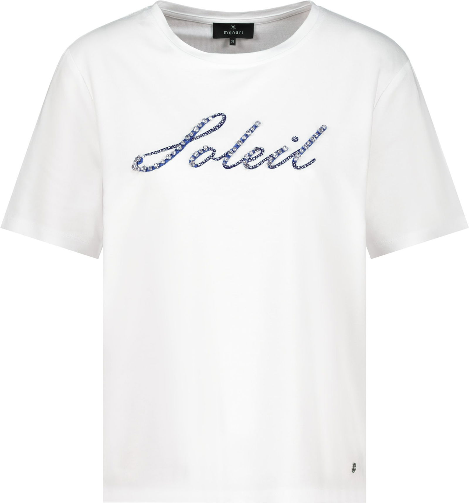 Monari | T-Shirt, cream | 40