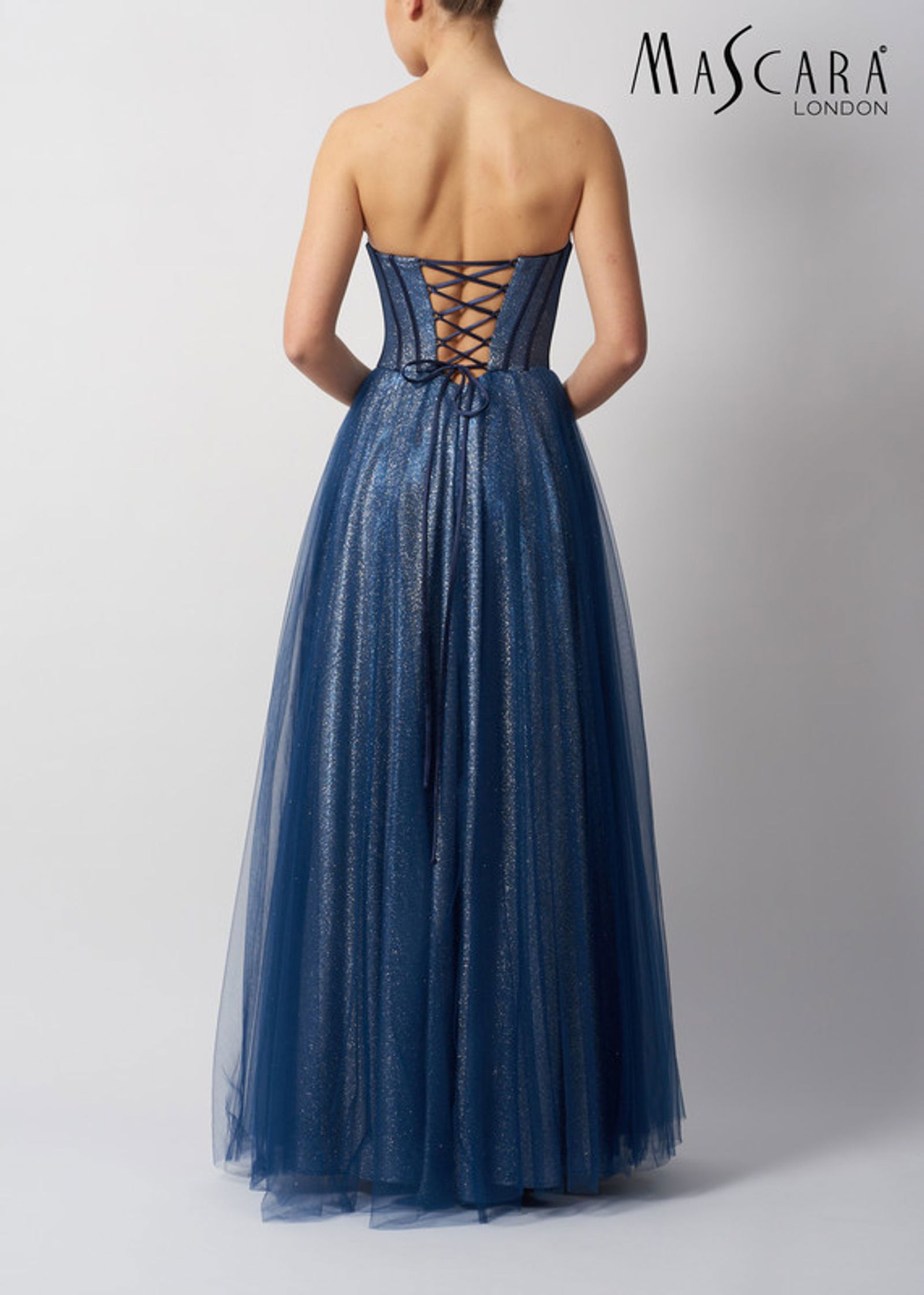 Mascara London |  Mascara London Langes Kleid  | 40 | navy