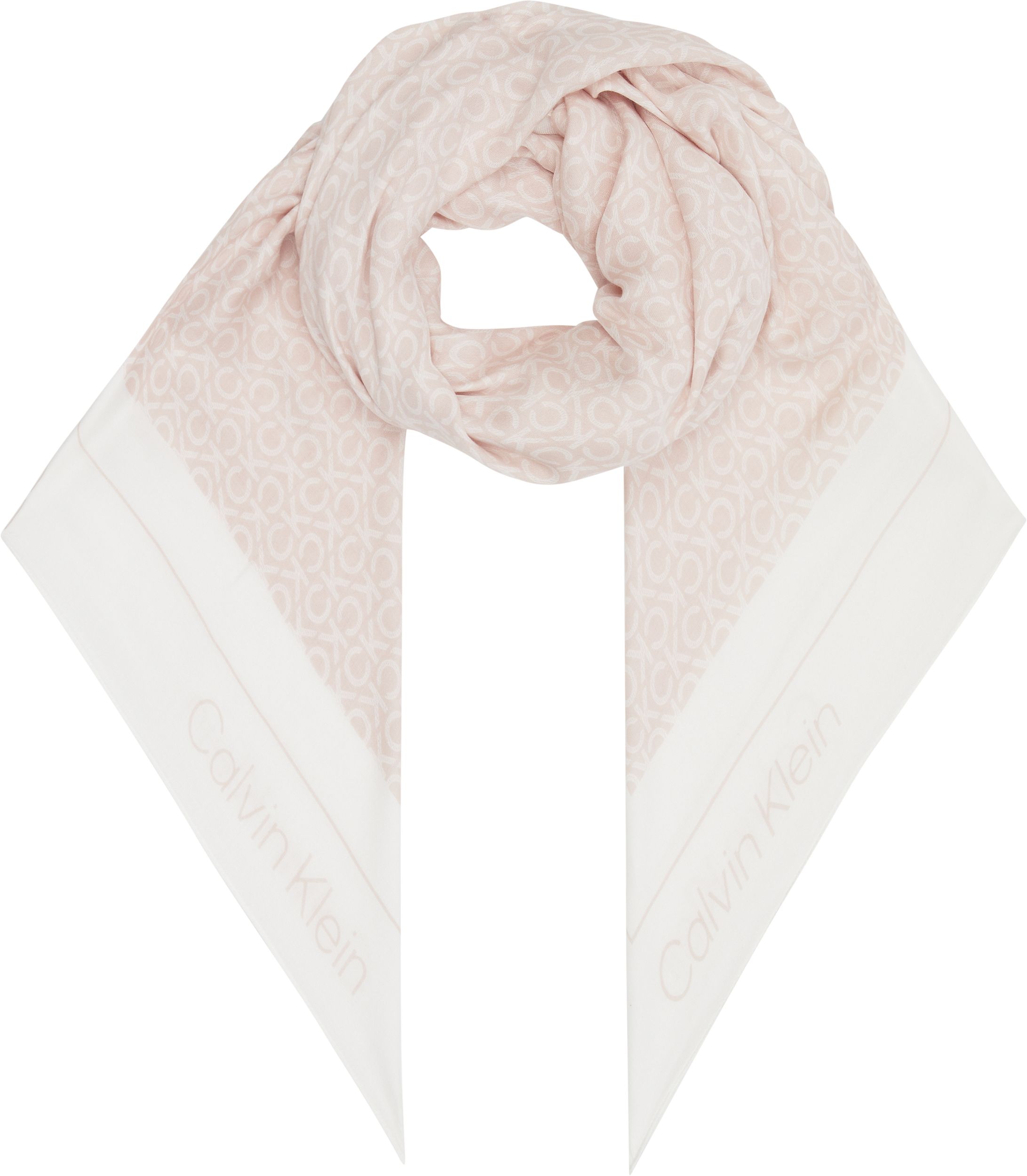 LINEAR MONOGRAM SCARF 130X130