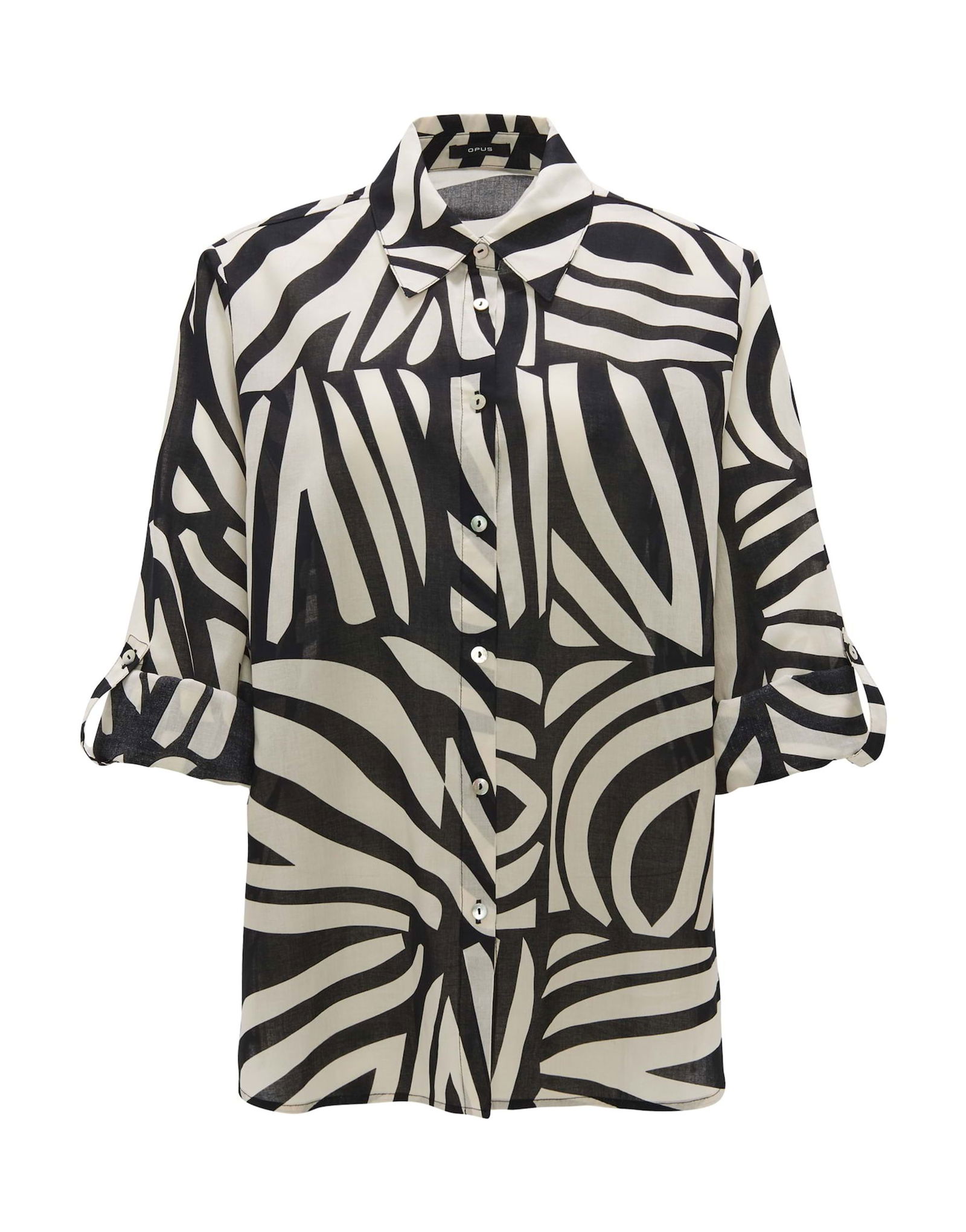 Opus |  Opus Druckbluse  | 40 | black
