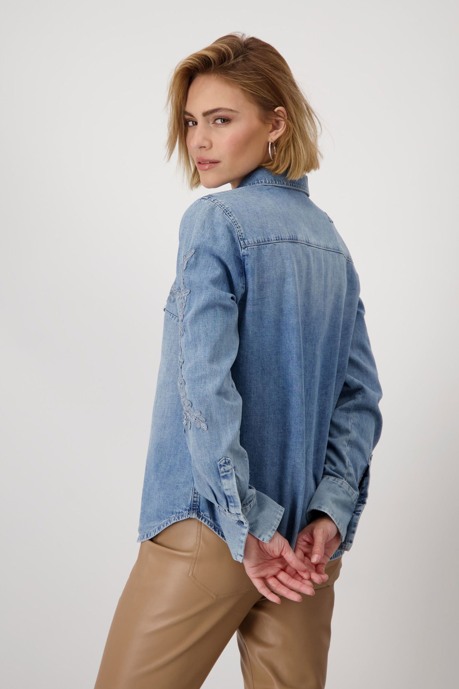 Monari |  Monari Druckbluse  | 40 | jeans