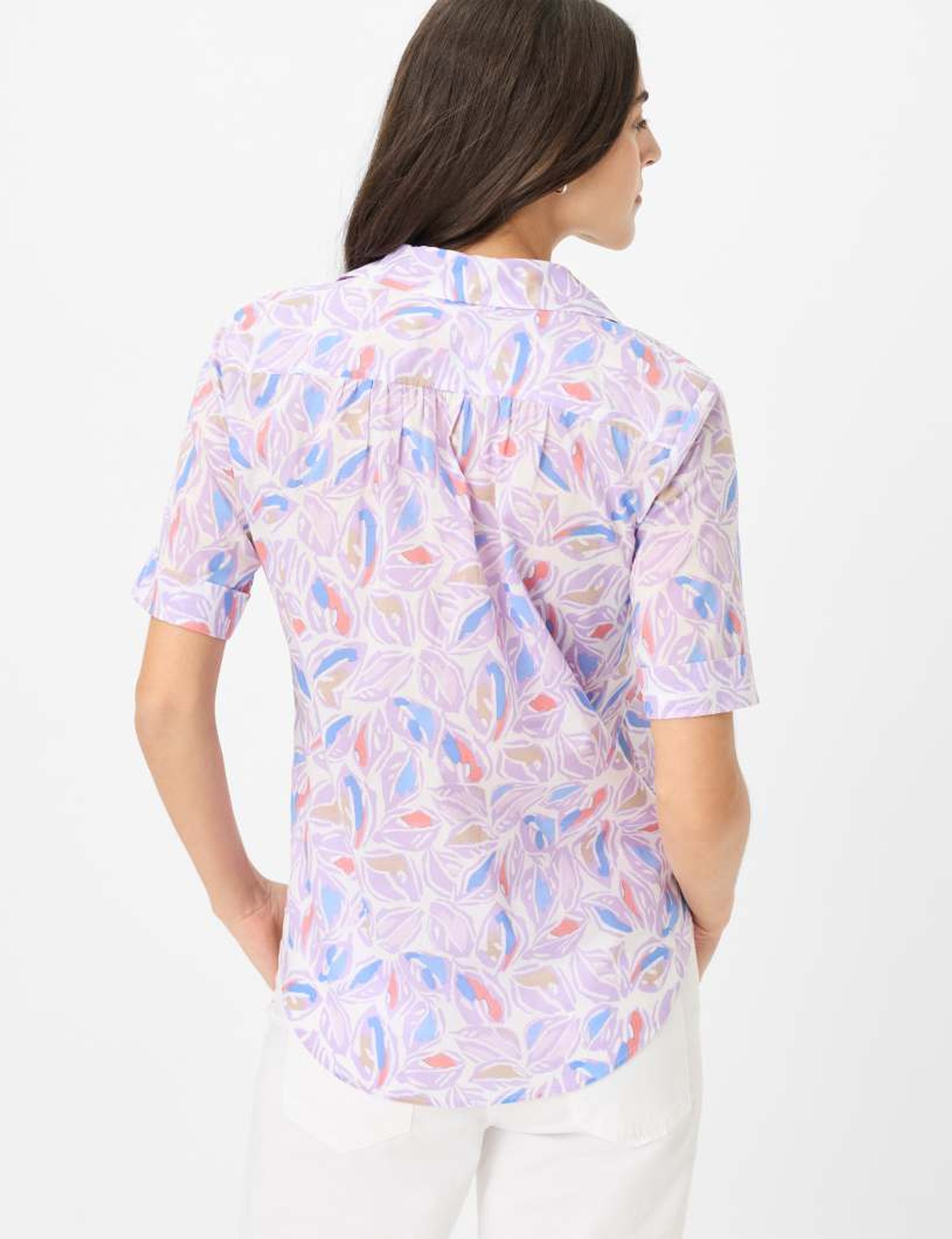 Brax |  Brax Druckbluse  | 46 | orchid