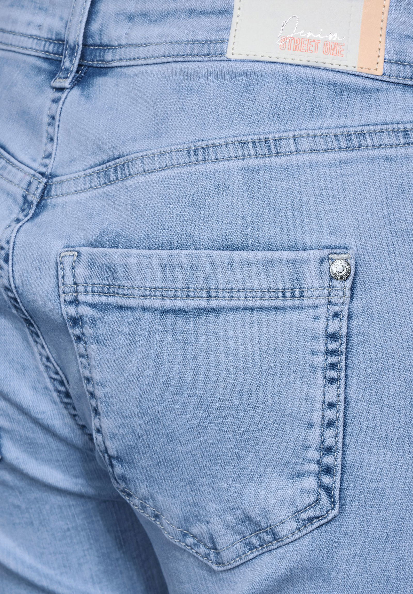 Street One |  Street One 7/8-Jeans  | 32/26 | super hellblau washed