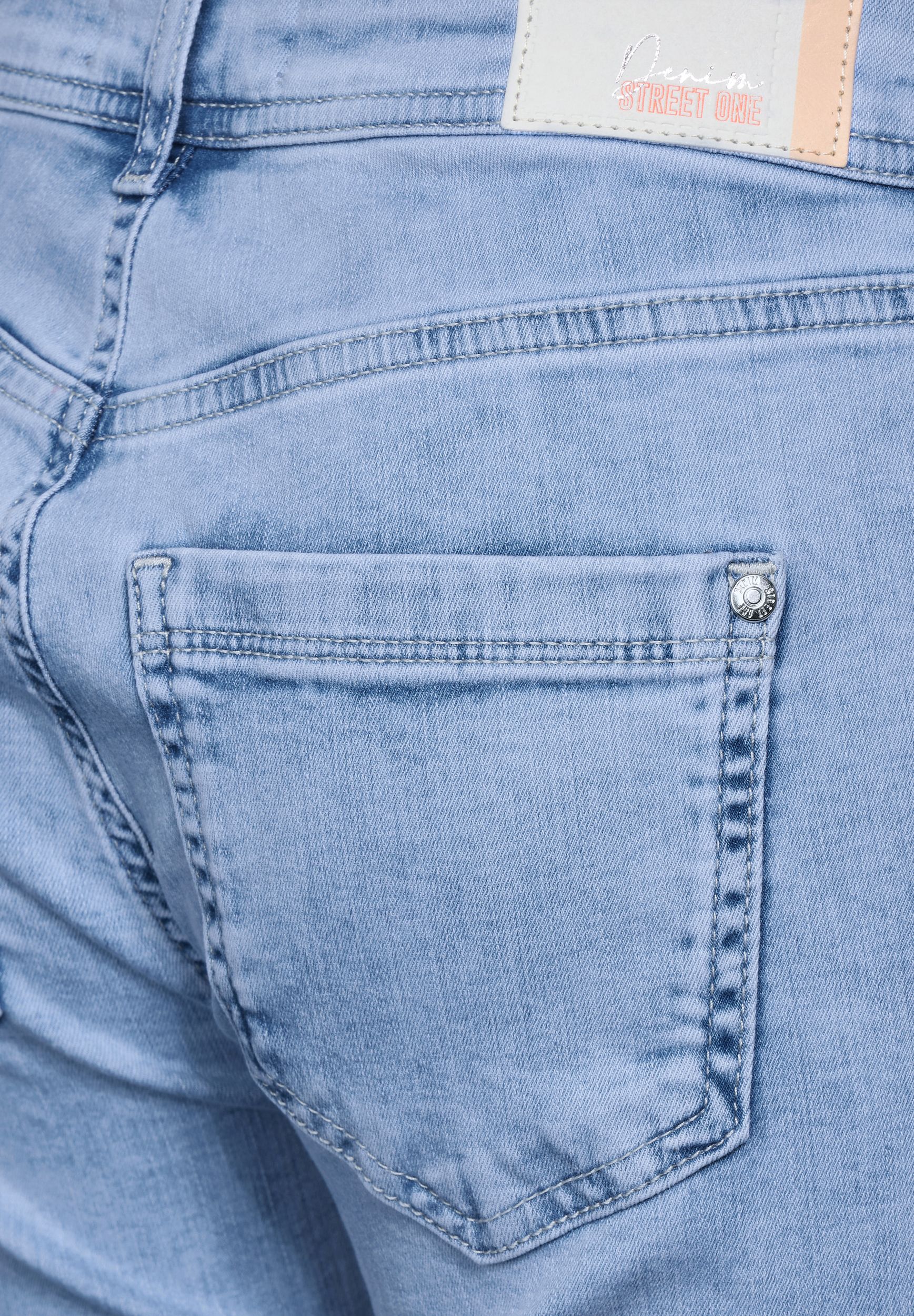 Street One |  Street One 7/8-Jeans  | 32/26 | super hellblau washed