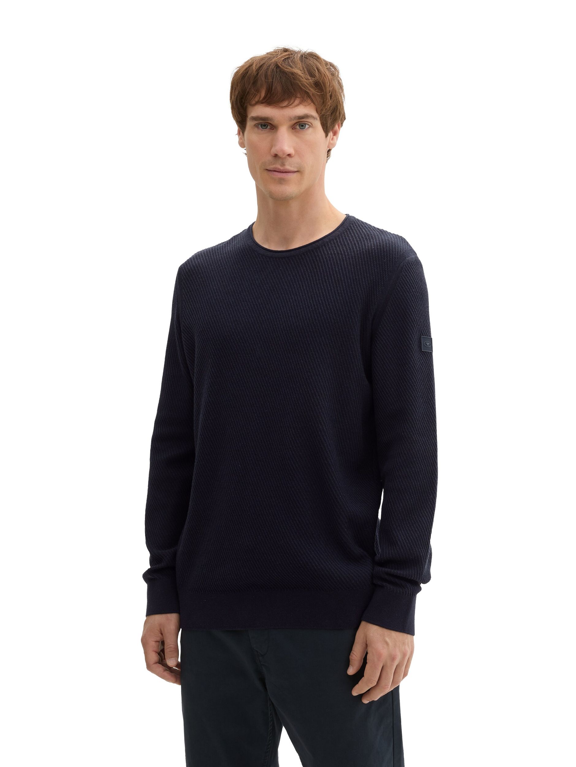 Tom Tailor |  Tom Tailor Pullover  | XXL | knitted navy melange