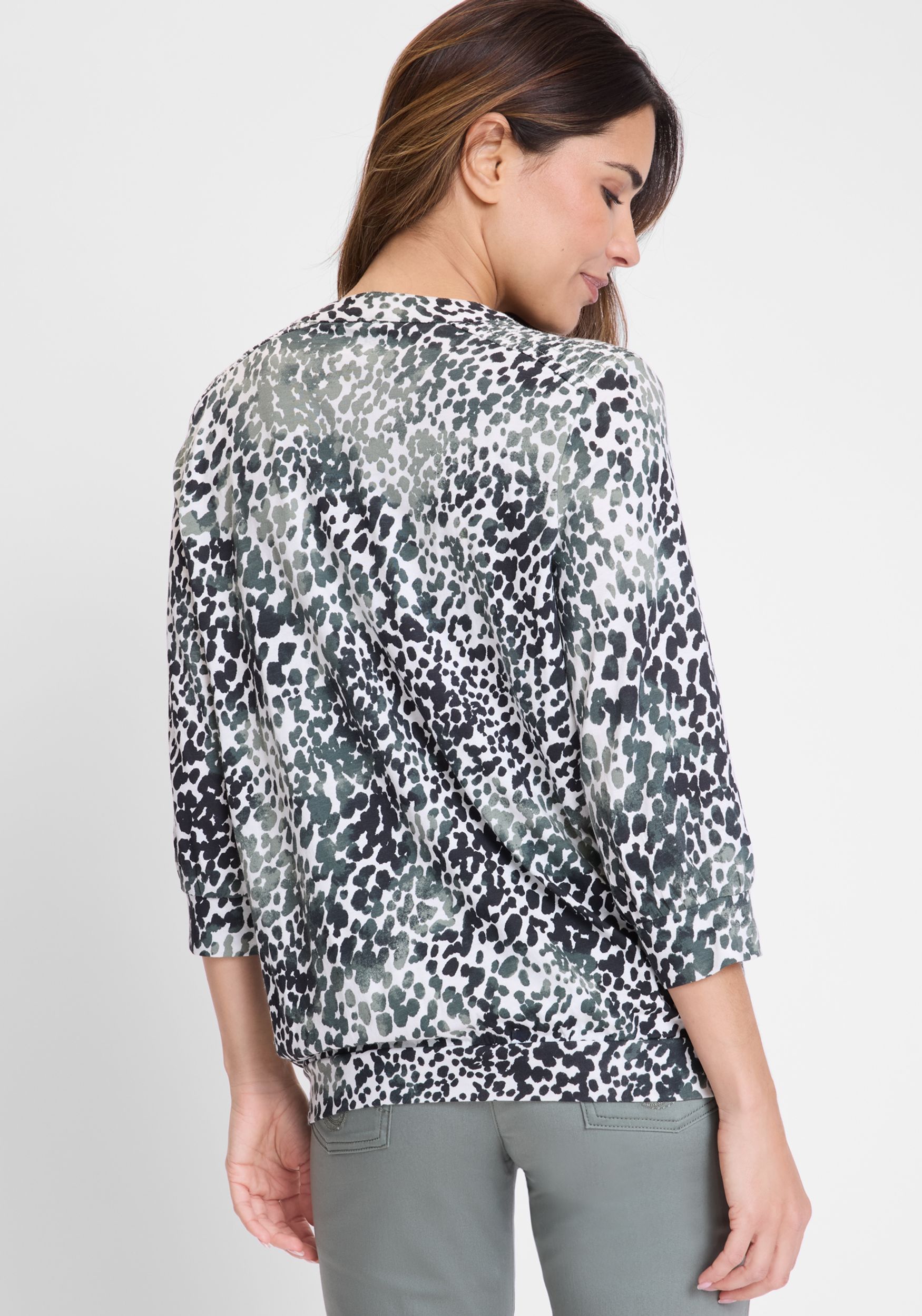 Olsen |  Olsen Druckbluse  | 48 | 72401_50207
