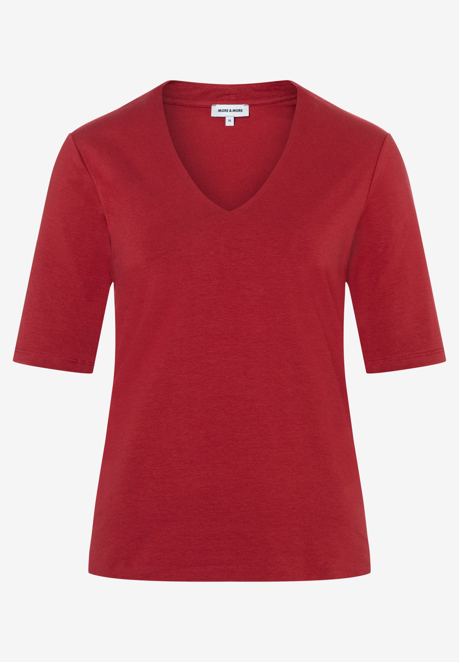 V-Neck Shirt, red pepper #1