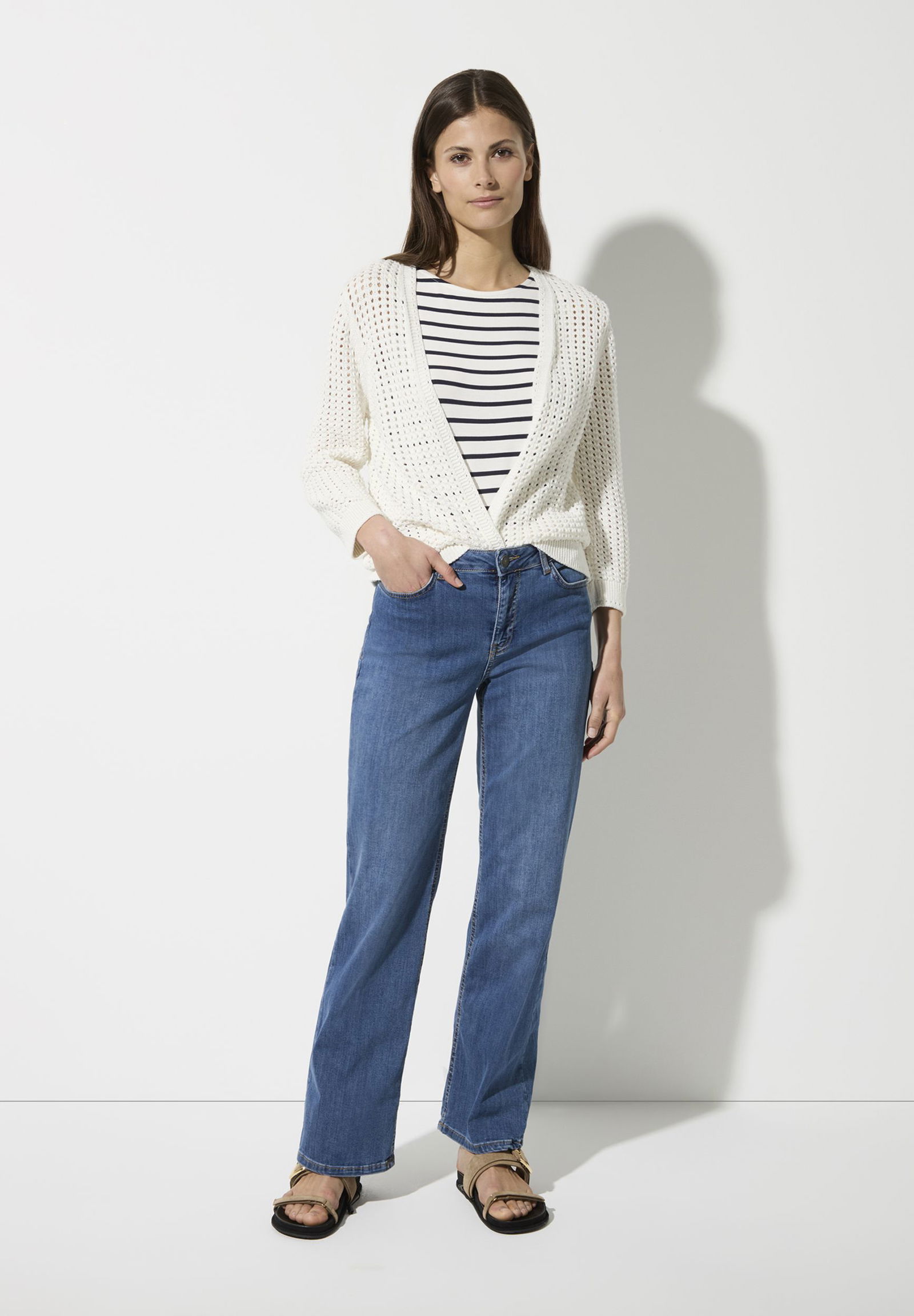 More & More |  More & More Strickjacke | Cardigan  | 36 | ecru