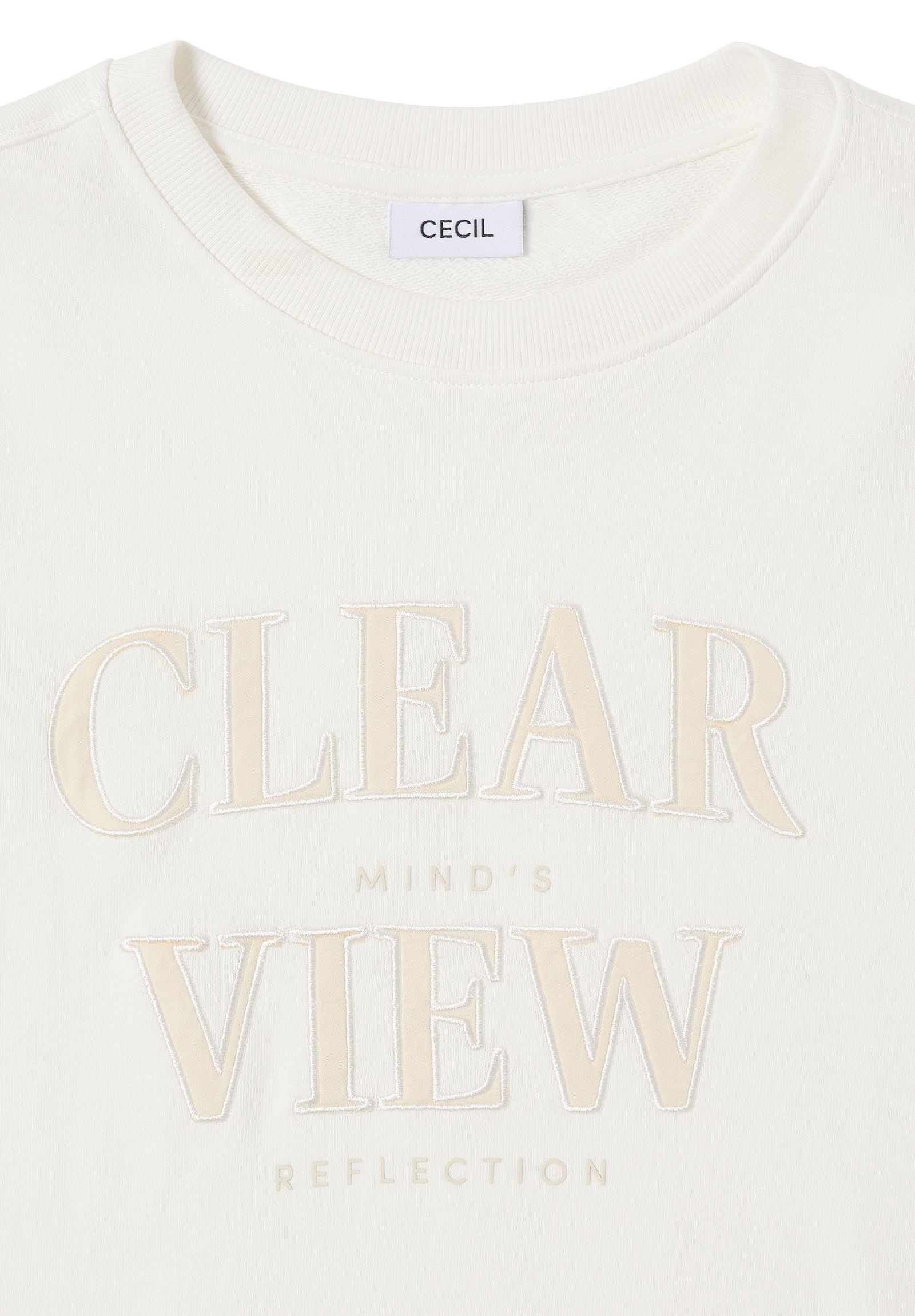 CECIL | CECIL Sweatshirt | XXL | vanilla white