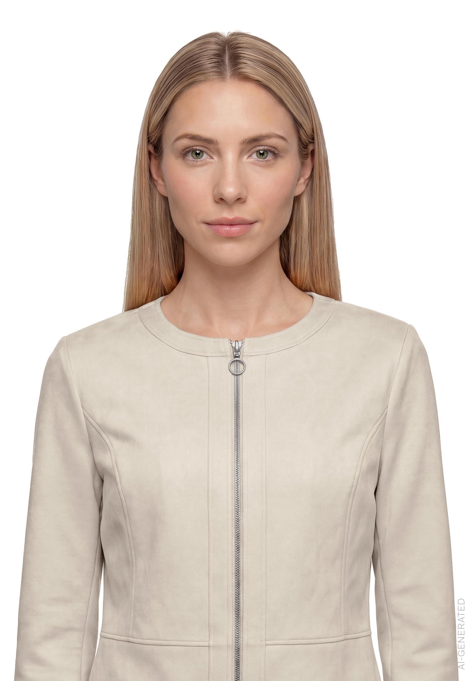 Blazerjacke Kurz 1/1 Arm, Pastel Sand #6