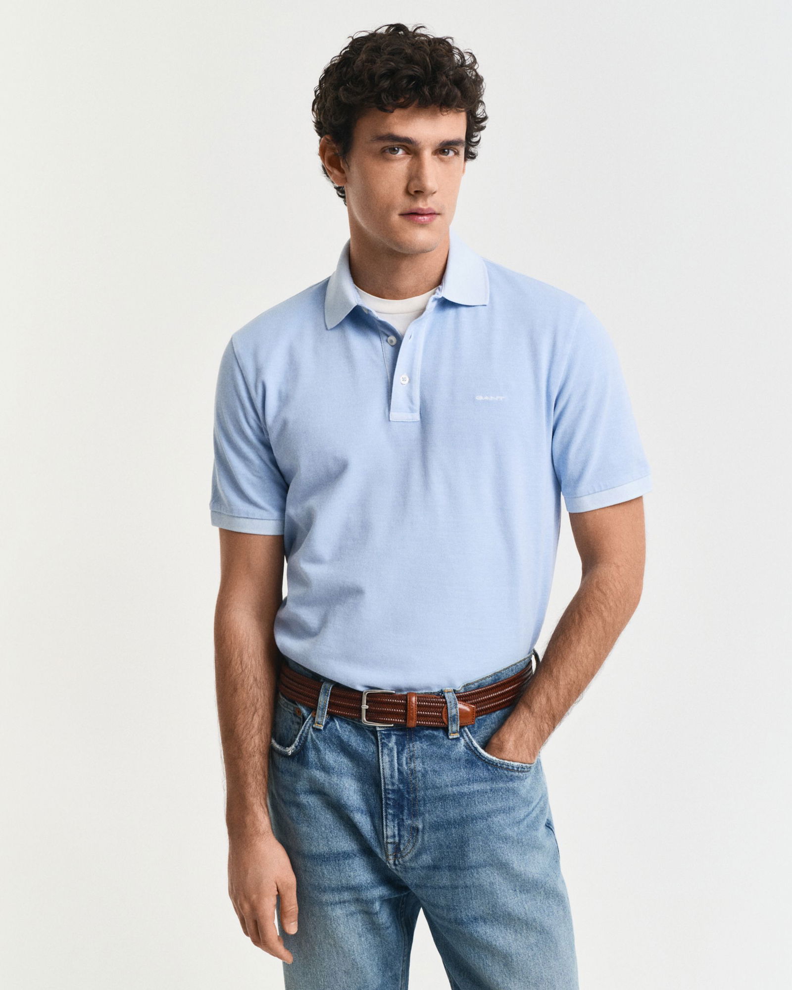 Gant |  Gant Poloshirt  | L | dark khaki