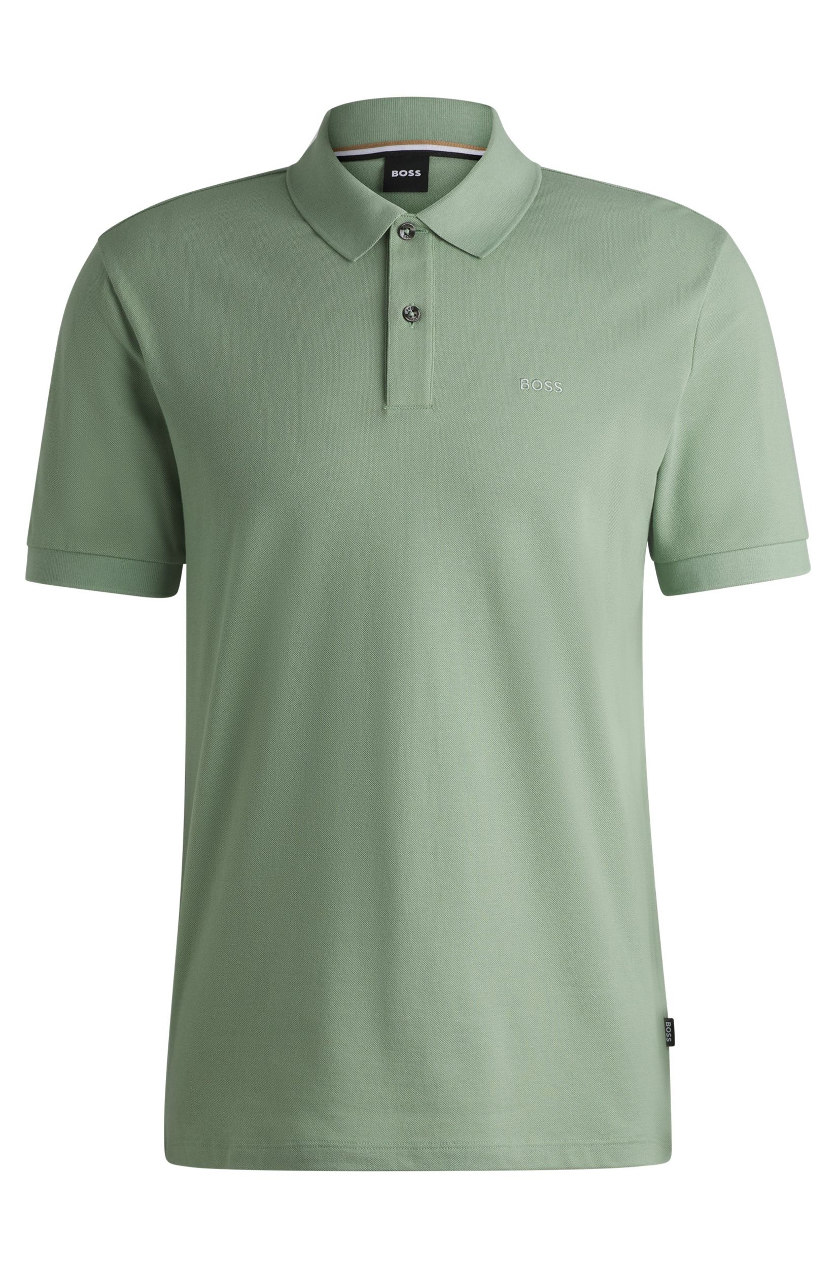 BOSS Black |  BOSS Black Poloshirt  | L | open green