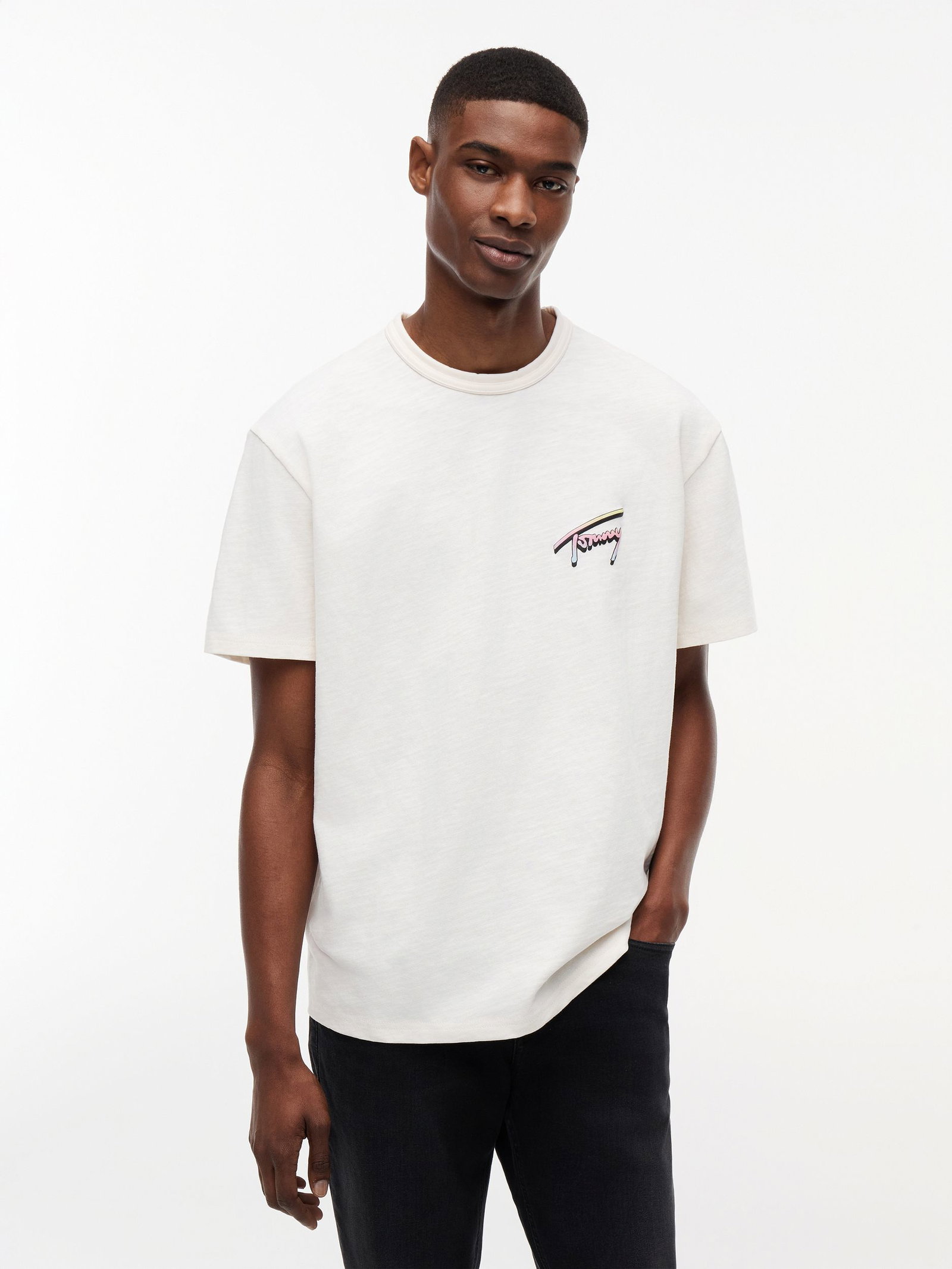 7e7168ab29a35797f957c2f1428eecf8 Tommy Jeans | Tommy Jeans Shirt | S | ancient white