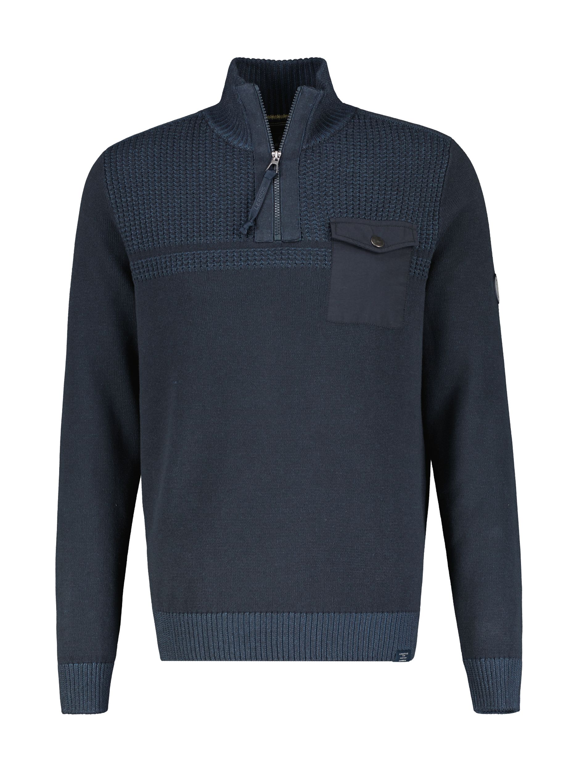 Lerros |  Lerros Rollkragenpullover  | L | classic navy