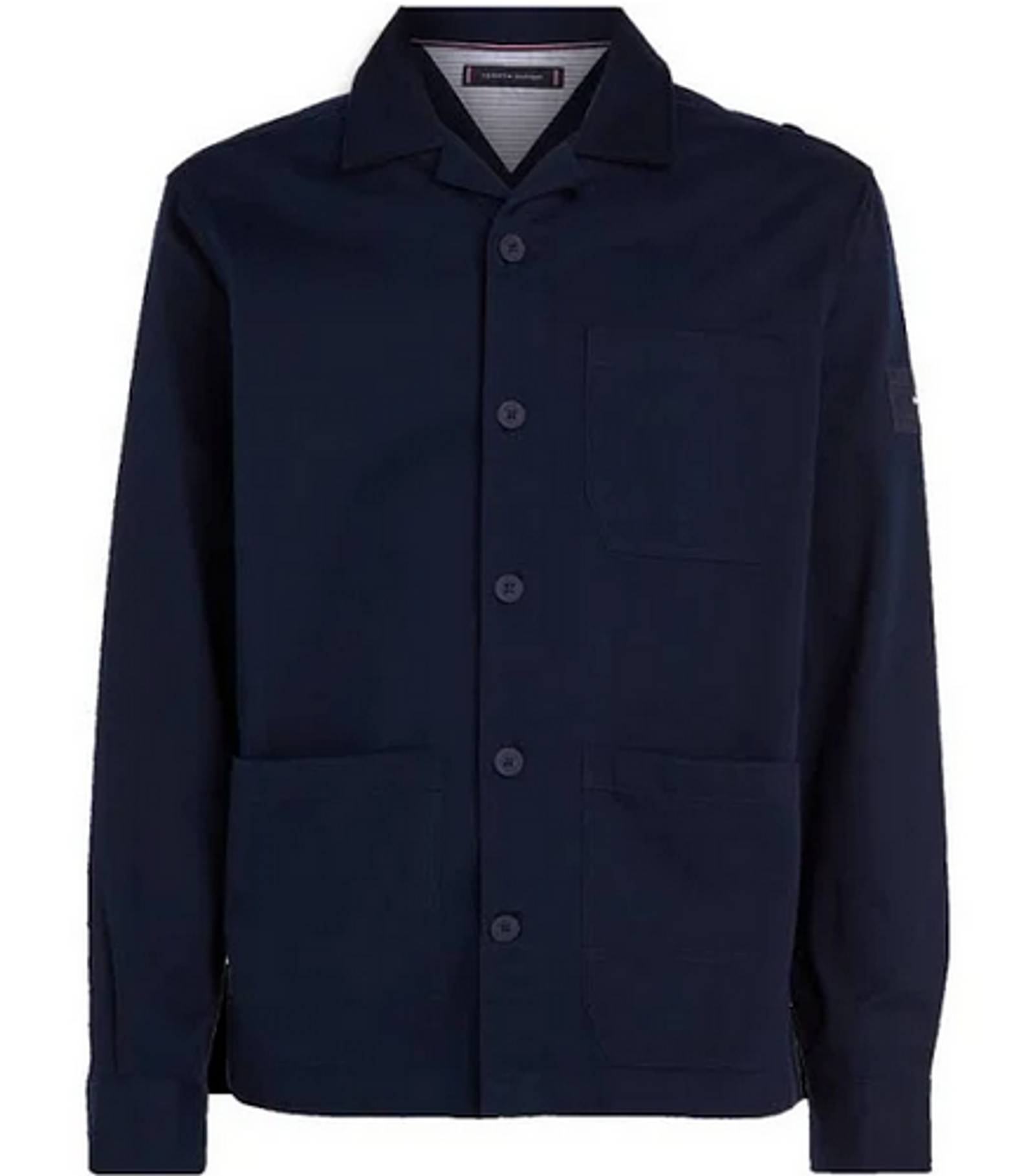TWILL SHIRT JACKET, BLUE