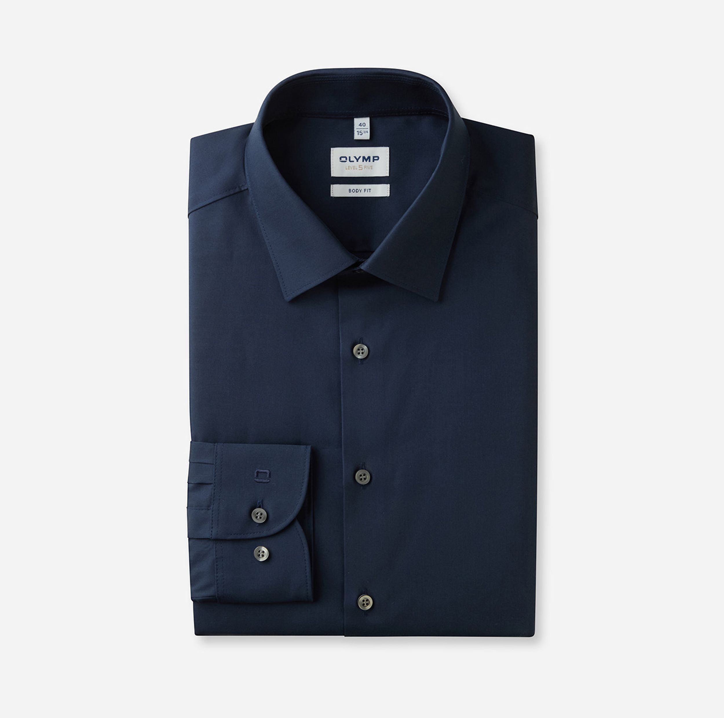Olymp |  Olymp Hemd Slim Fit  | 43 | marine