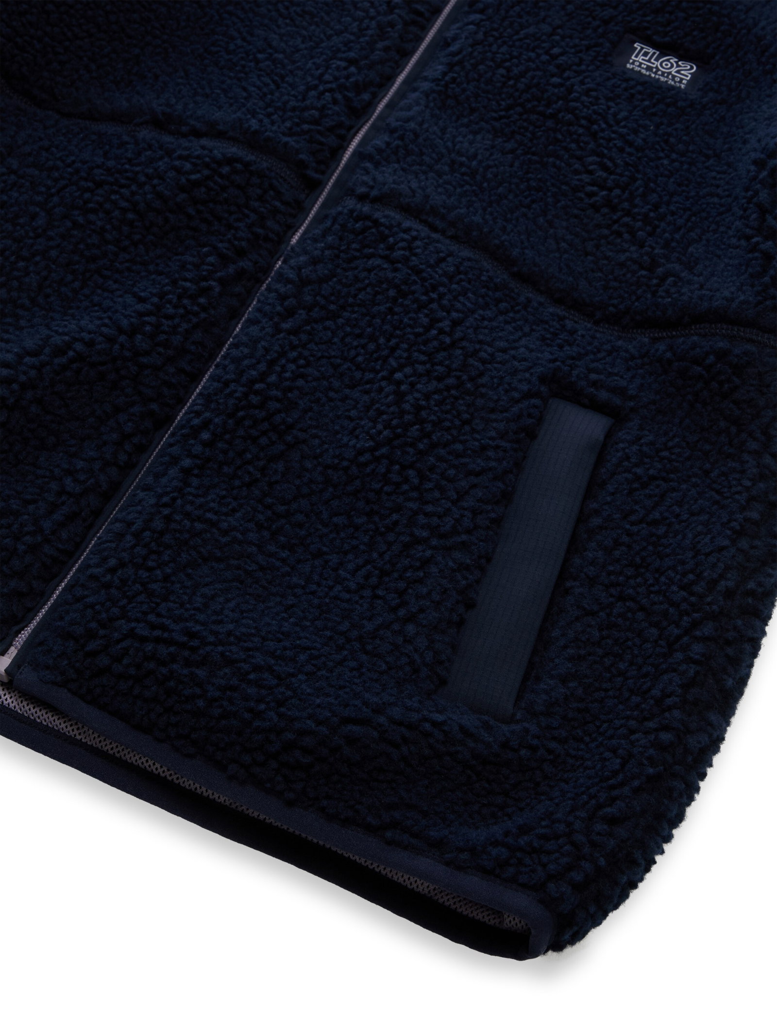teddy fleece jacket, sky captain blue #3