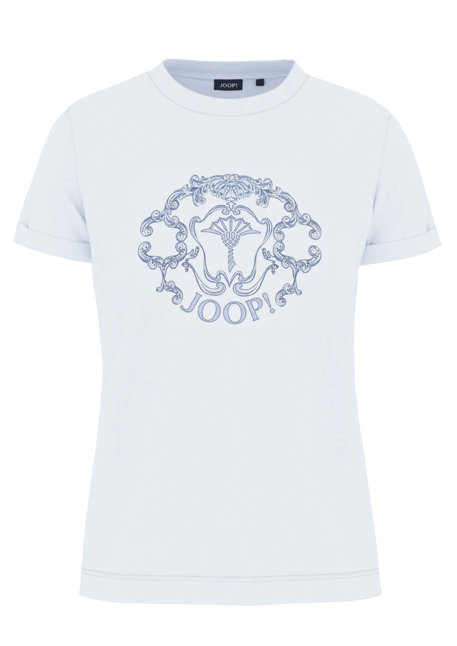 Joop T-Shirt Tulya mit Cornflower und Logo-Schriftzug #1