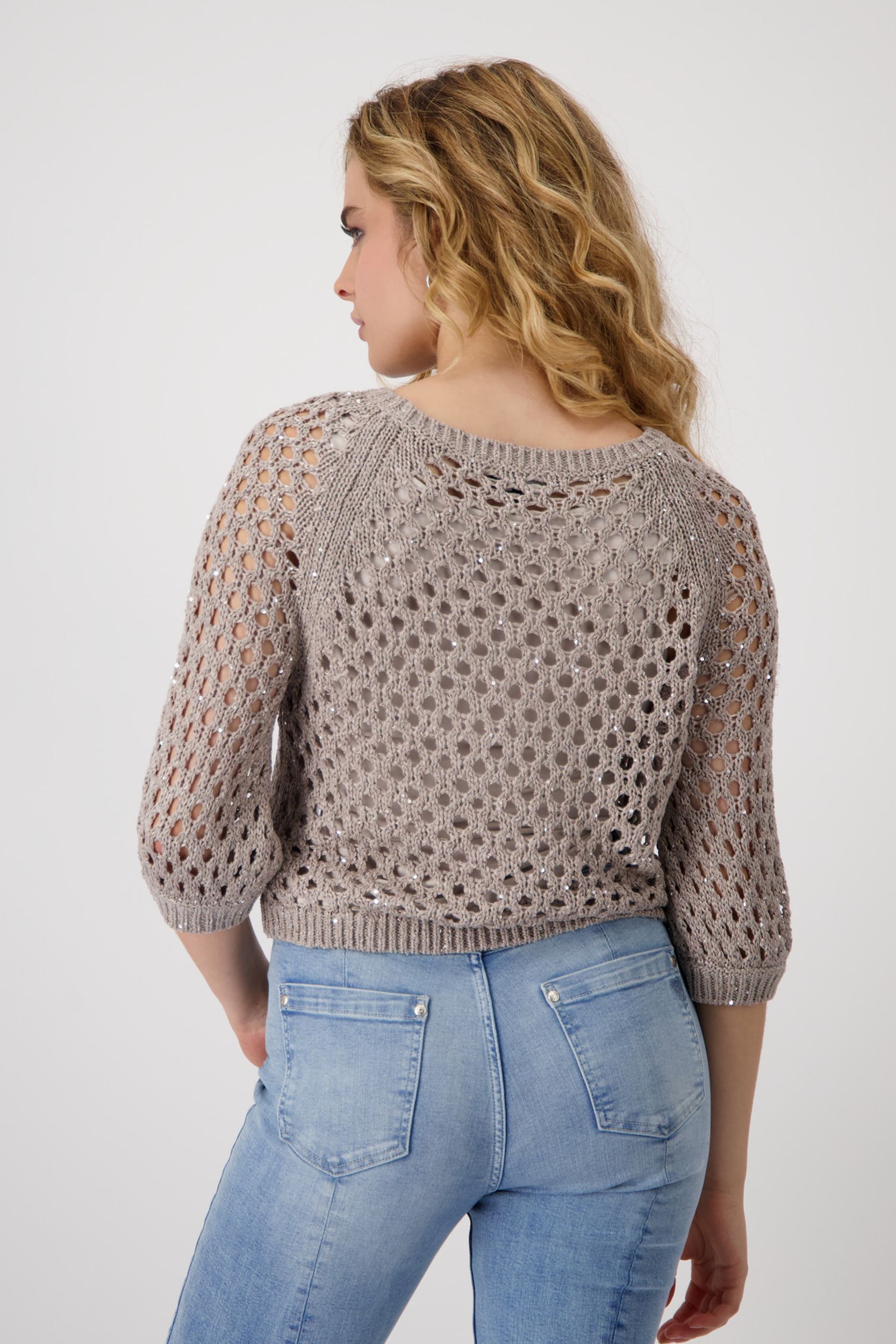 Monari |  Monari Pullover  | 36 | dark linen