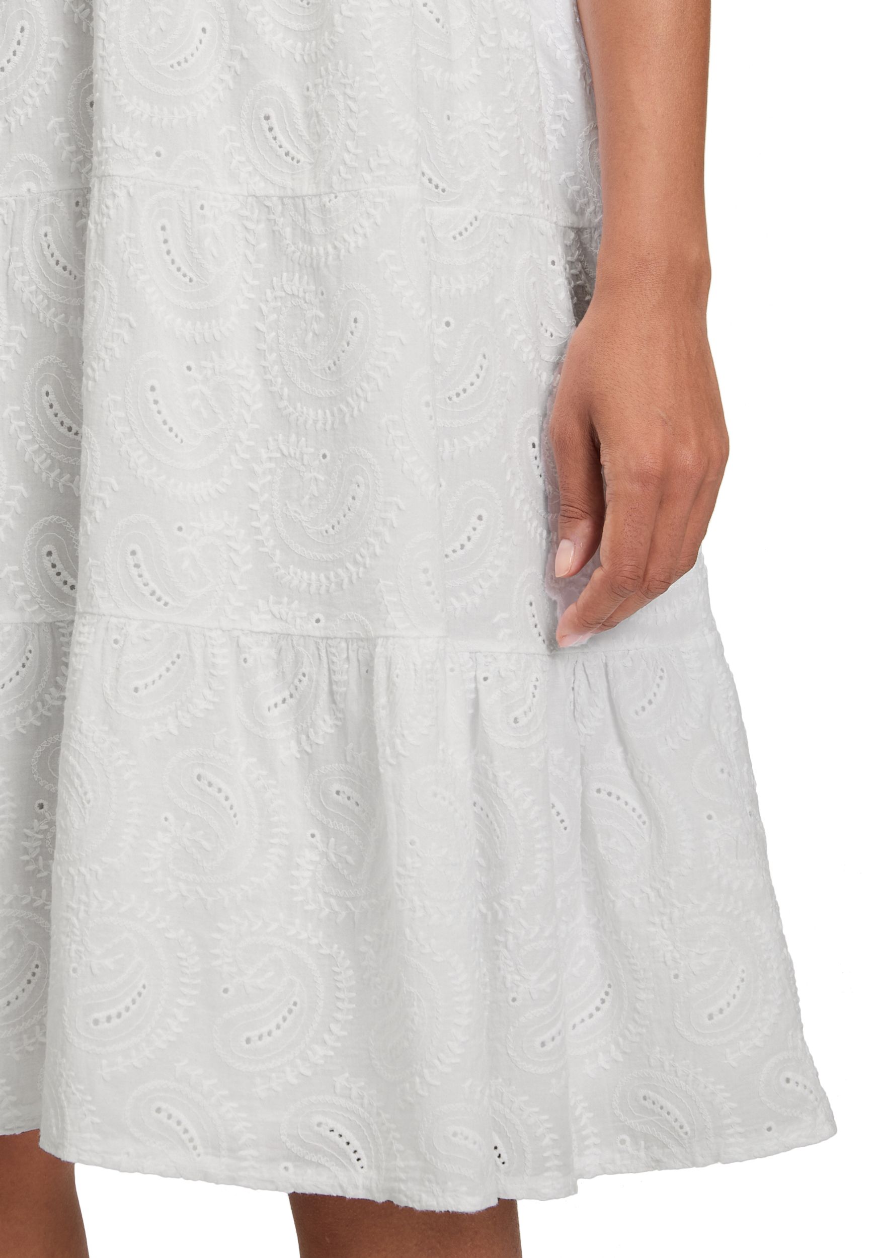  |  Kleid Kurz ohne Arm, Bright White | 38 | weiß