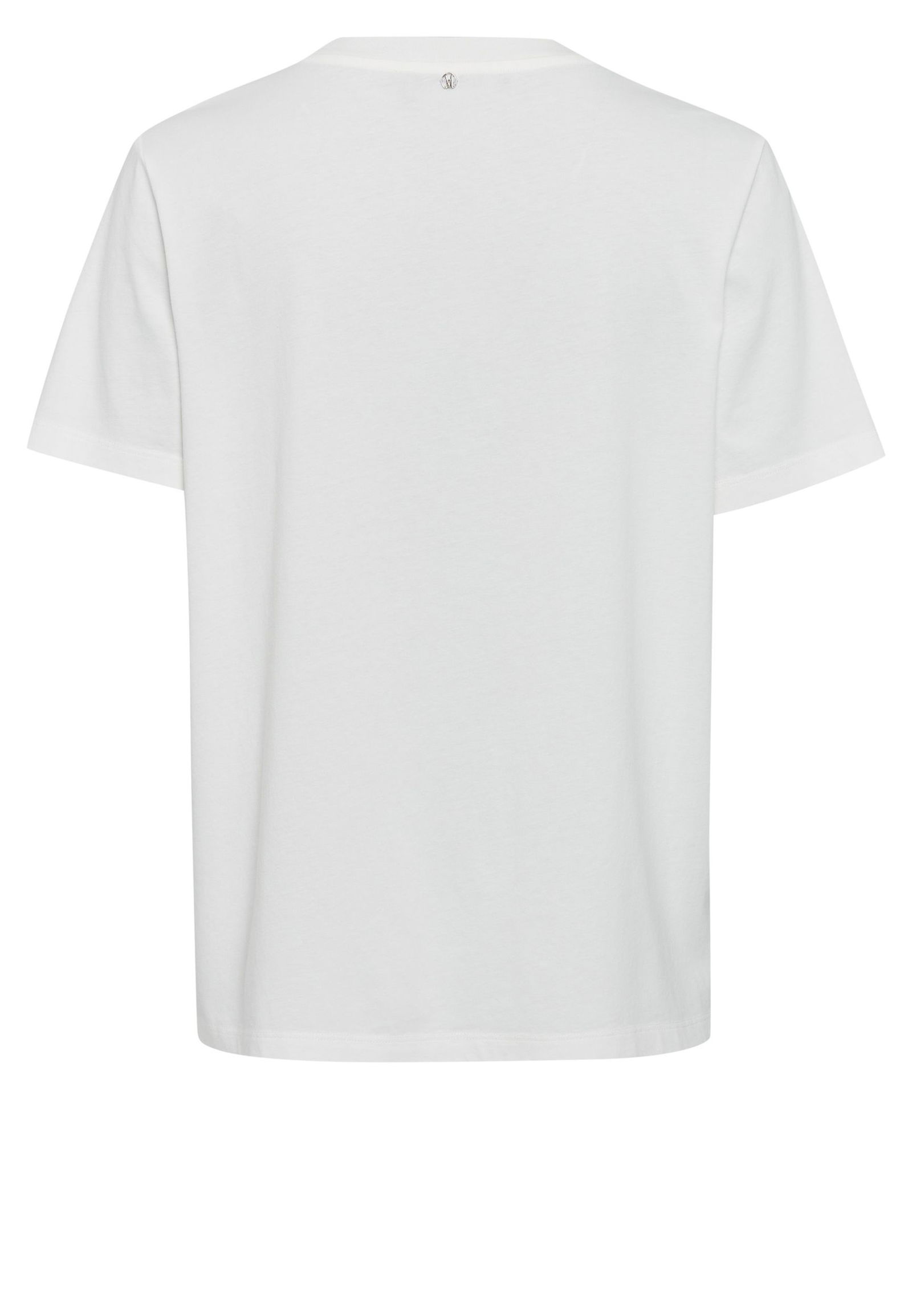 Marc Aurel | T-Shirt mit besticktem "Paris" Print | 38 | off white varied