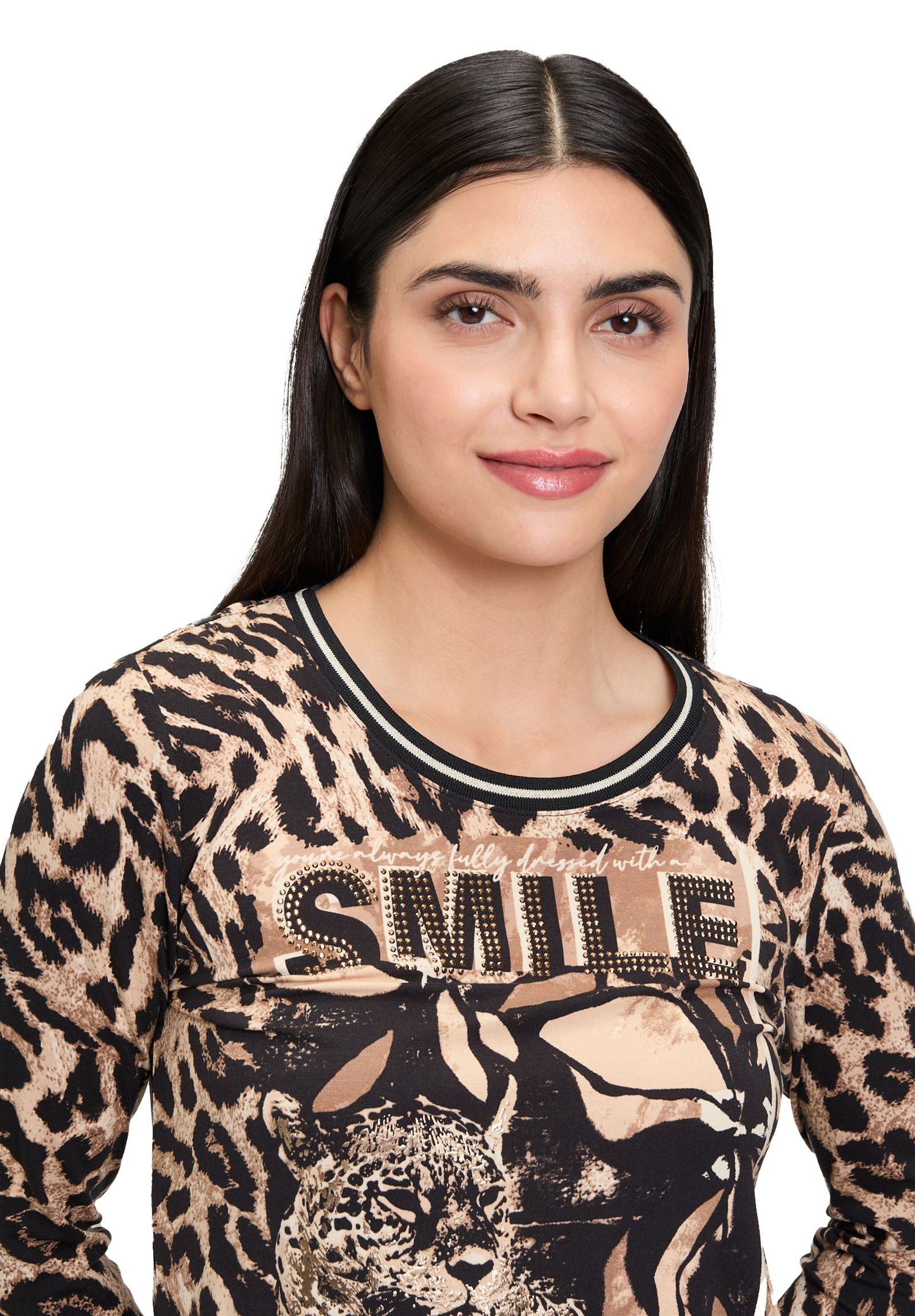 Betty Barclay |  Betty Barclay Shirt  | 42 | schwarz/beige