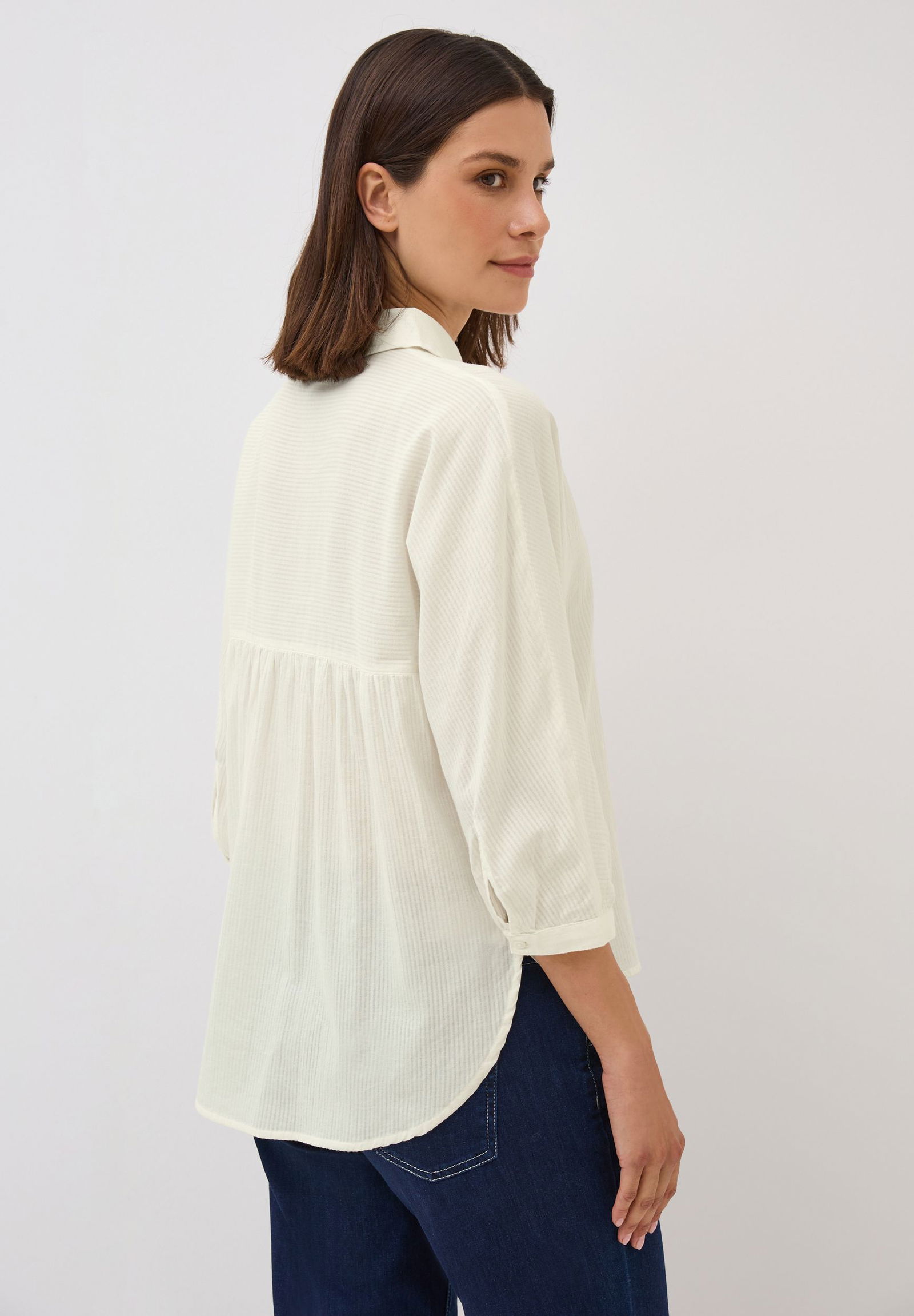 CECIL |  CECIL Druckbluse  | L | vanilla white