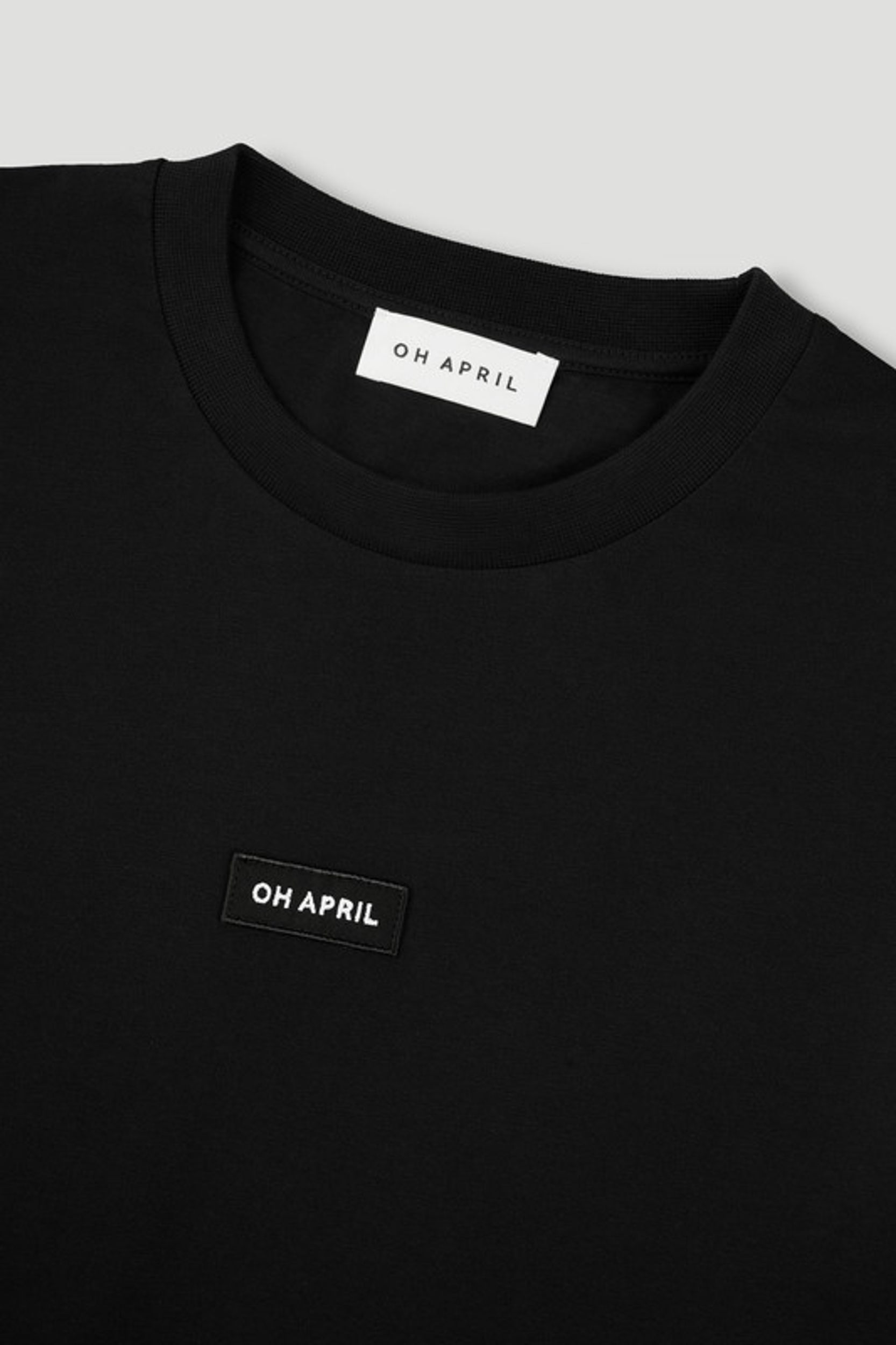 Oh April |  Oh April Boyfriend T-Shirt | S | black