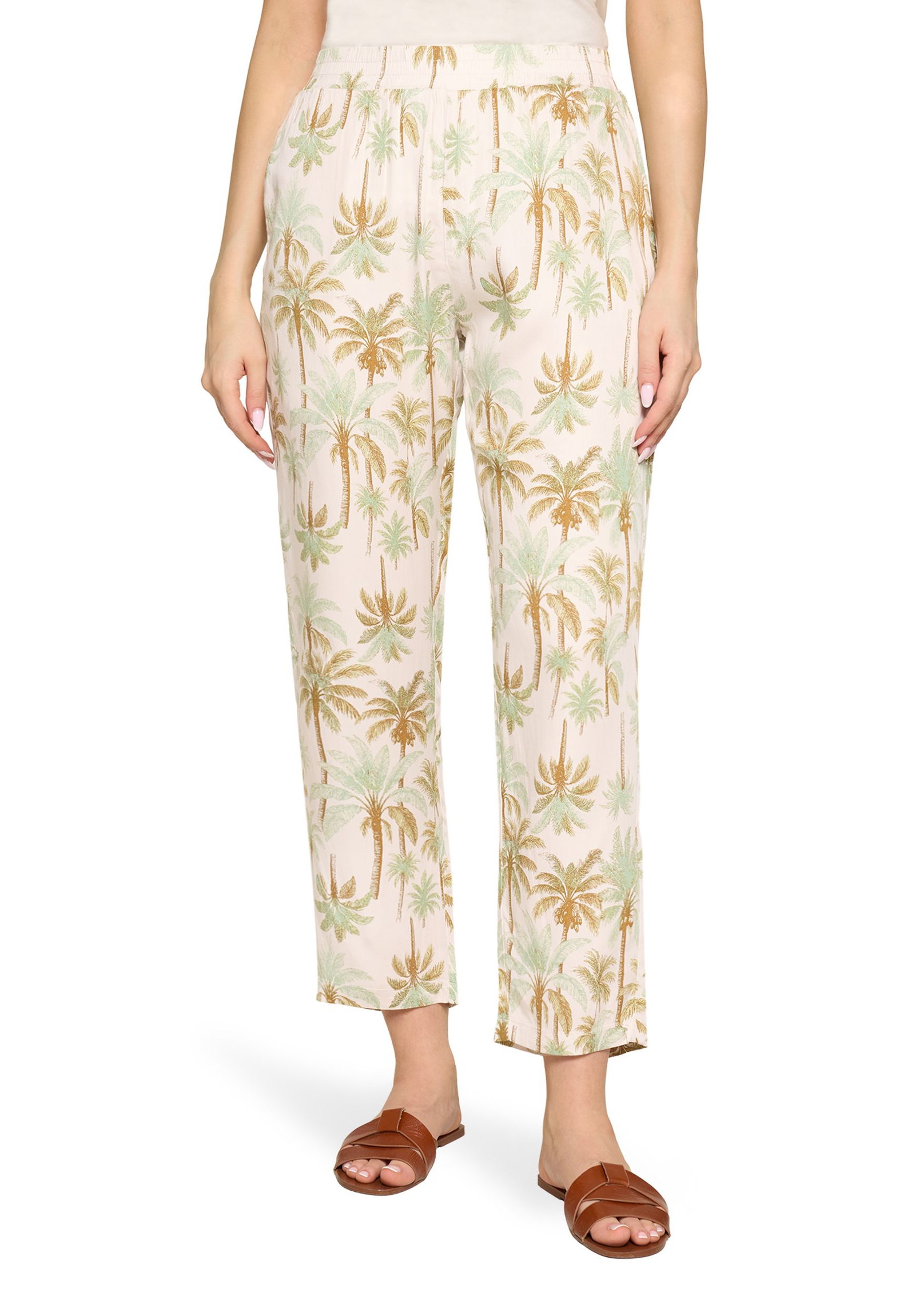 |  Hose Casual 1/1 LAEnge, Nature/Green | 36 | nature/green