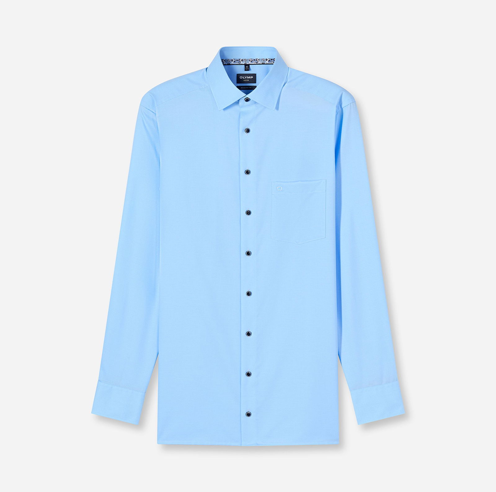 Olymp |  Olymp Hemd Regular Fit  | 41 | bleu